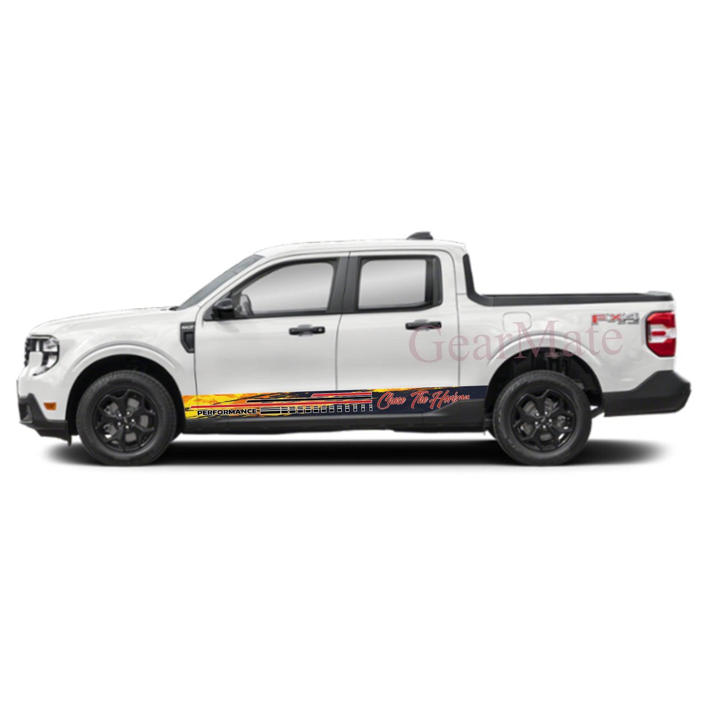 Chase The Horizon Rocker Panel Graphic Decal Kit (Left & Right Sides) - High Quality Vinyl for Trucks & SUVs