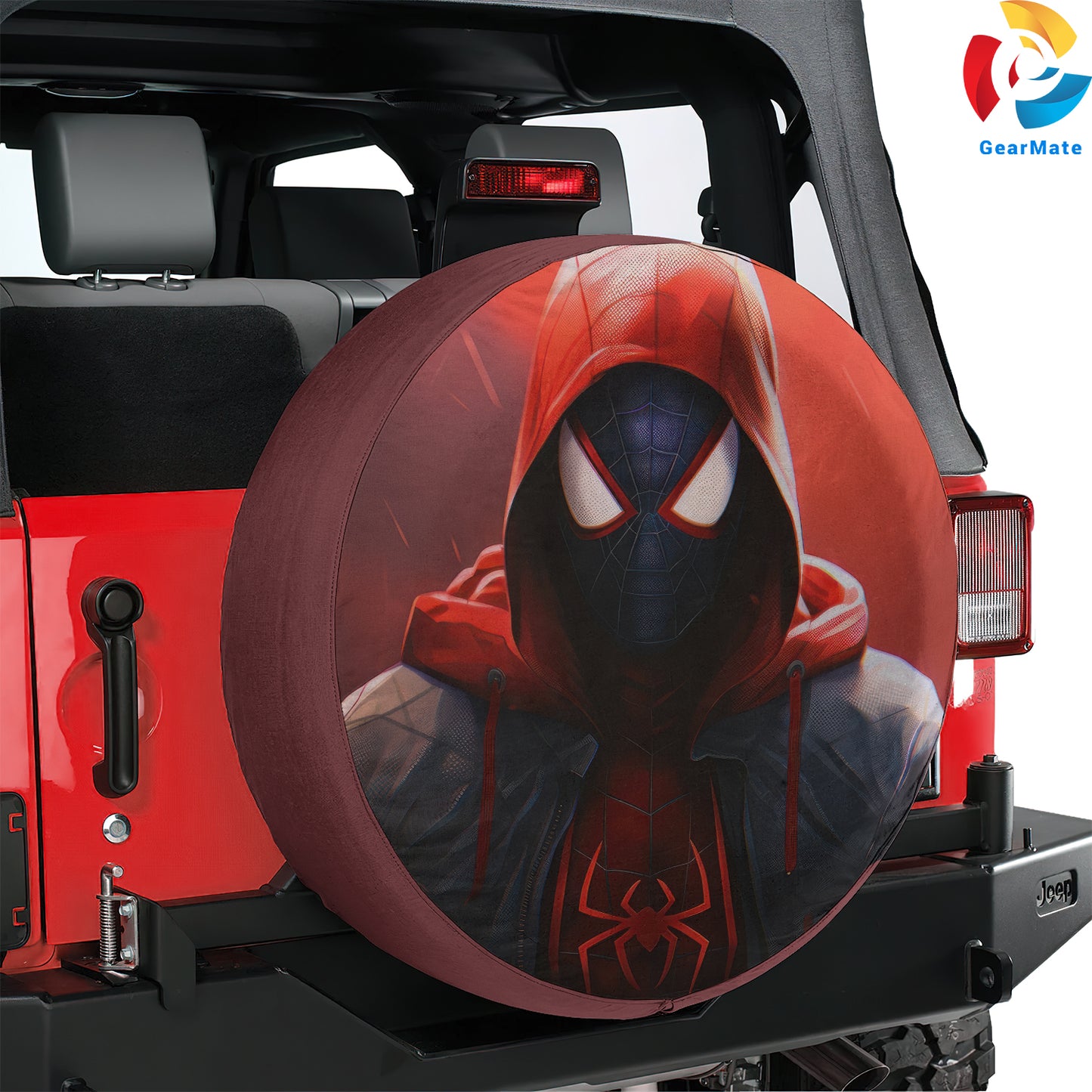 Miles Morales Spare Tire Cover – Premium Waterproof UV Resistant Protector