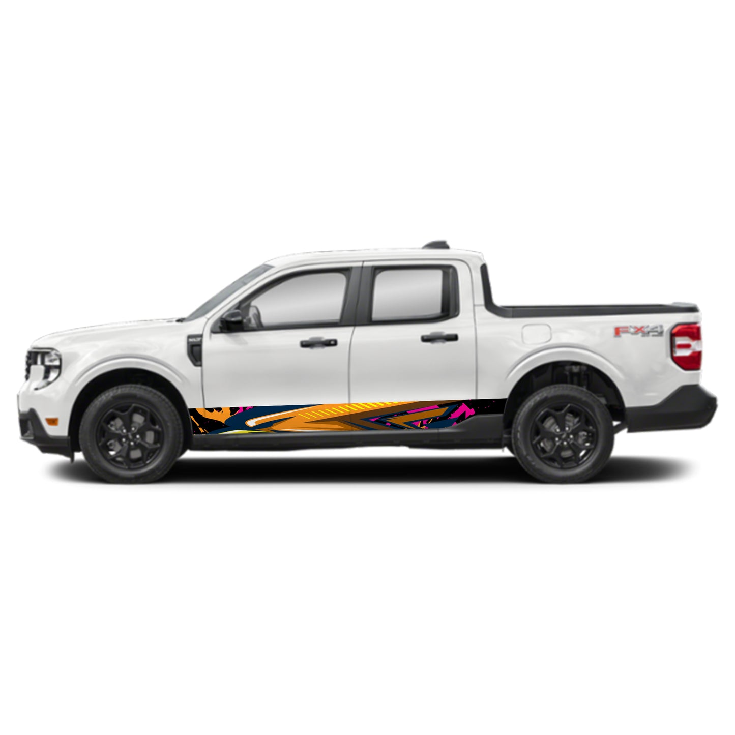 Eagle Pink Rocker Panel Graphic Decal Kit (Left & Right Sides) - High Quality Vinyl for Trucks & SUVs