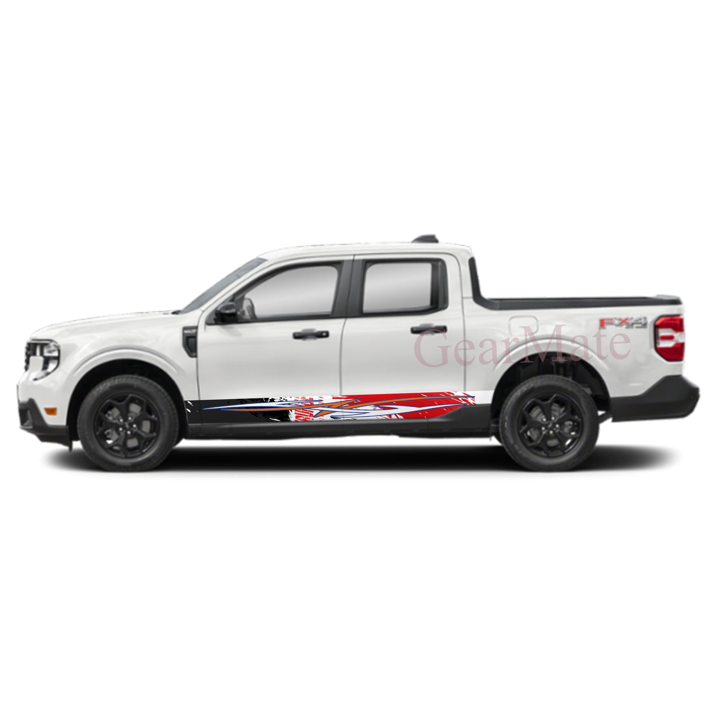 Born To Overtake Rocker Panel Graphic Decal Kit (Left & Right Sides) - High Quality Vinyl for Trucks & SUVs