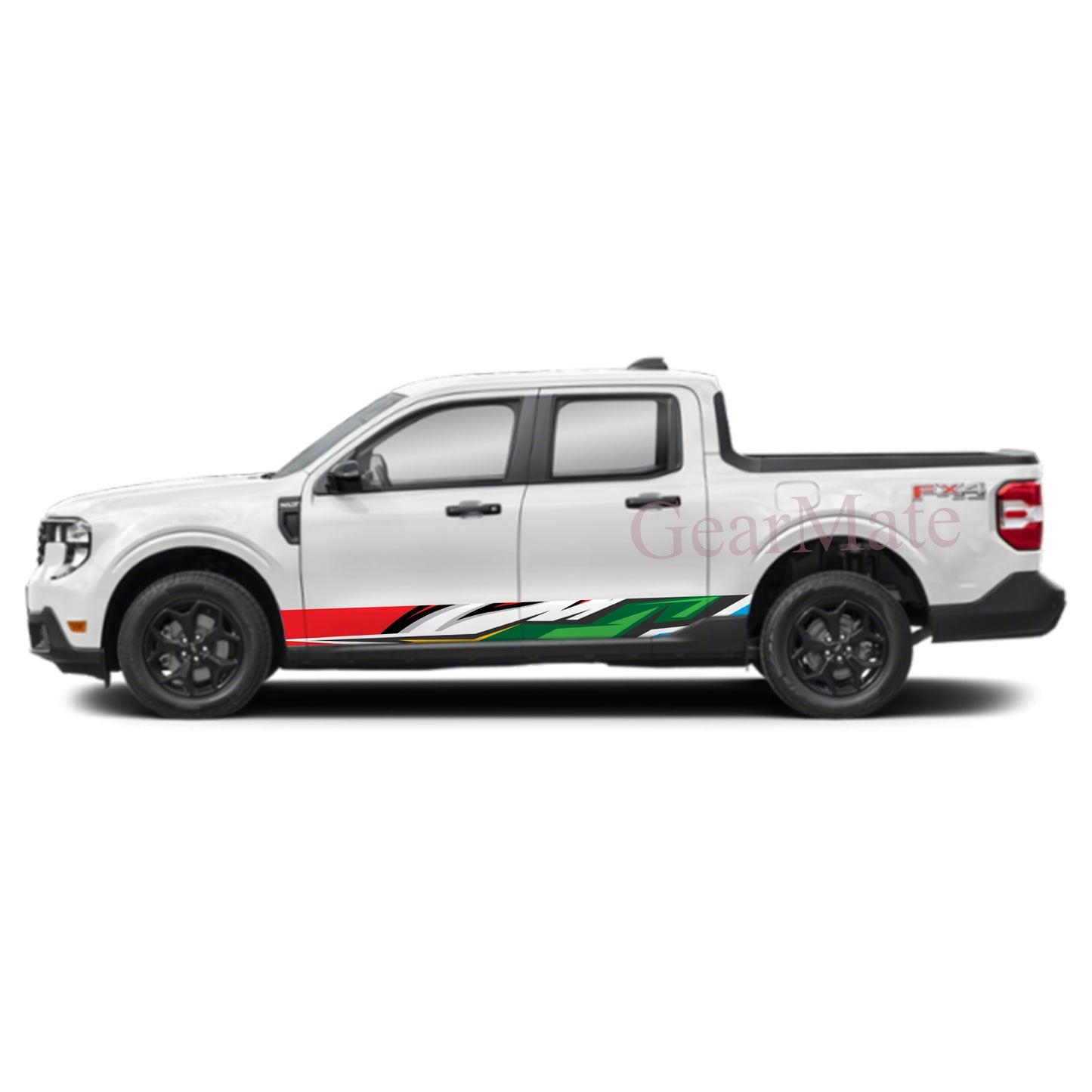 Sport RBG Panel Graphic Decal Kit (Left & Right Sides) - High Quality Vinyl for Trucks & SUVs