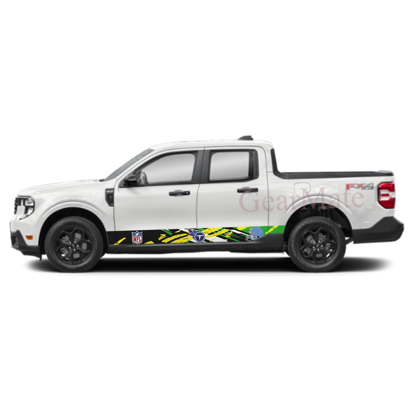 NFL Tennessee Titans Rocker Panel Graphic Decal Kit (Left & Right Sides) - High Quality Vinyl for Trucks & SUVs