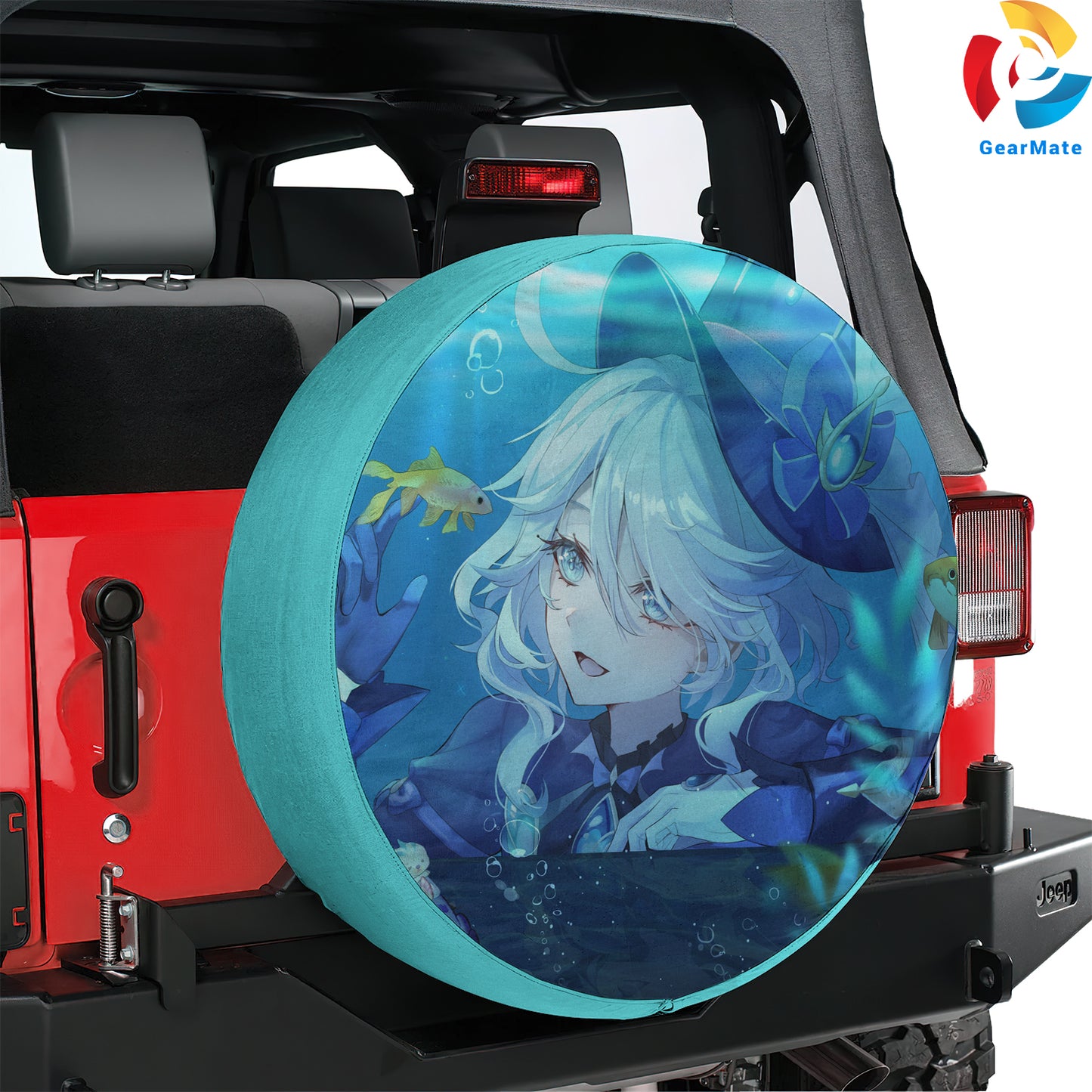 Furina Genshin Spare Tire Cover – Premium Waterproof UV Resistant Protector