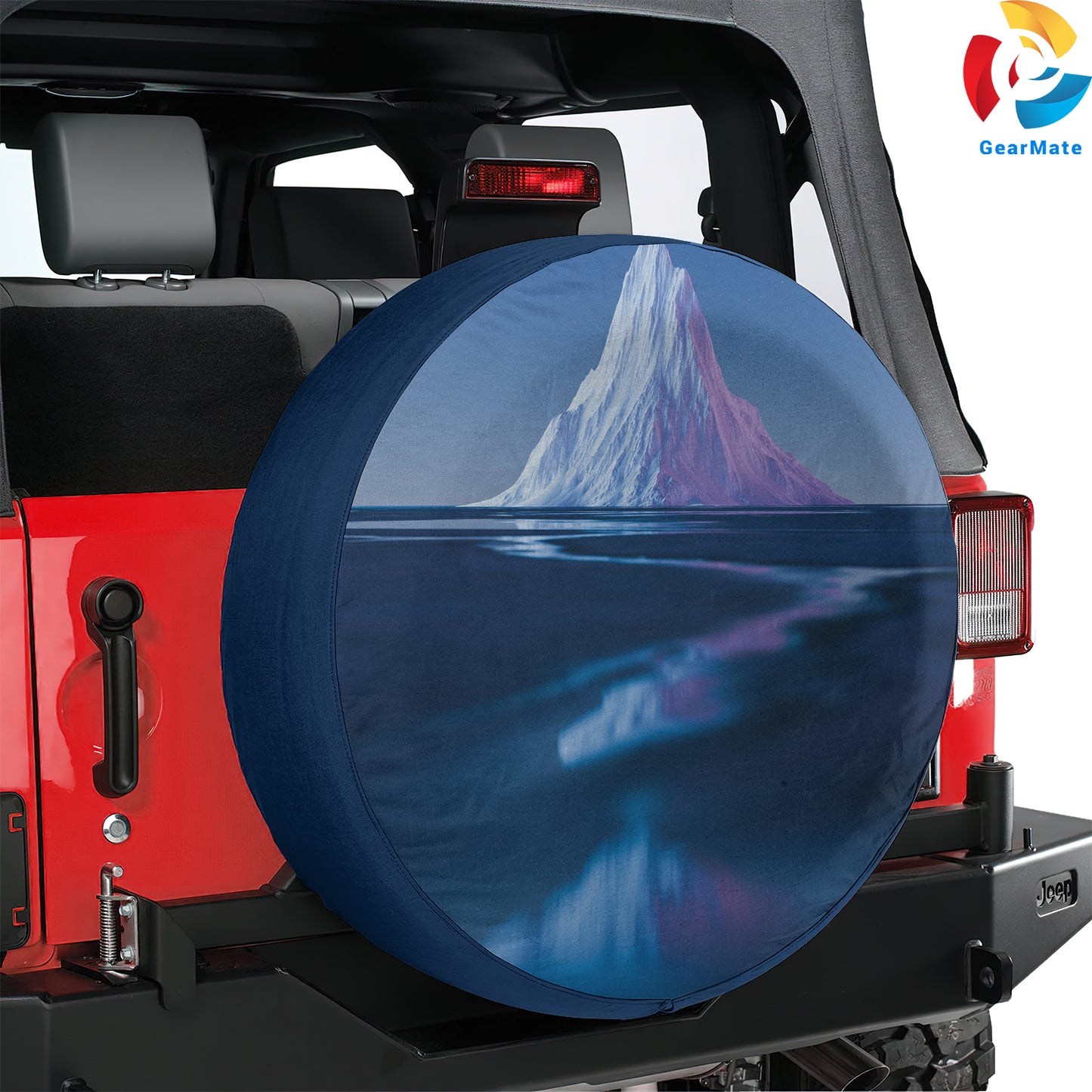 Frozen Iceberg Spare Tire Cover – Premium Waterproof UV Resistant Protector