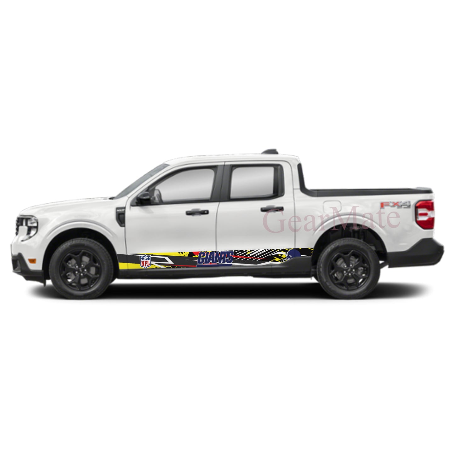 NFL New York Giants Rocker Panel Graphic Decal Kit (Left & Right Sides) - High Quality Vinyl for Trucks & SUVs