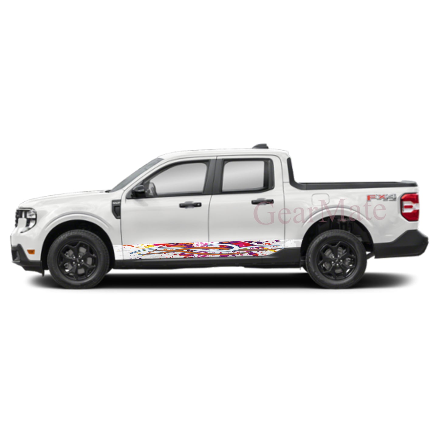 Ignite Your Ride Rocker Panel Graphic Decal Kit (Left & Right Sides) - High Quality Vinyl for Trucks & SUVs