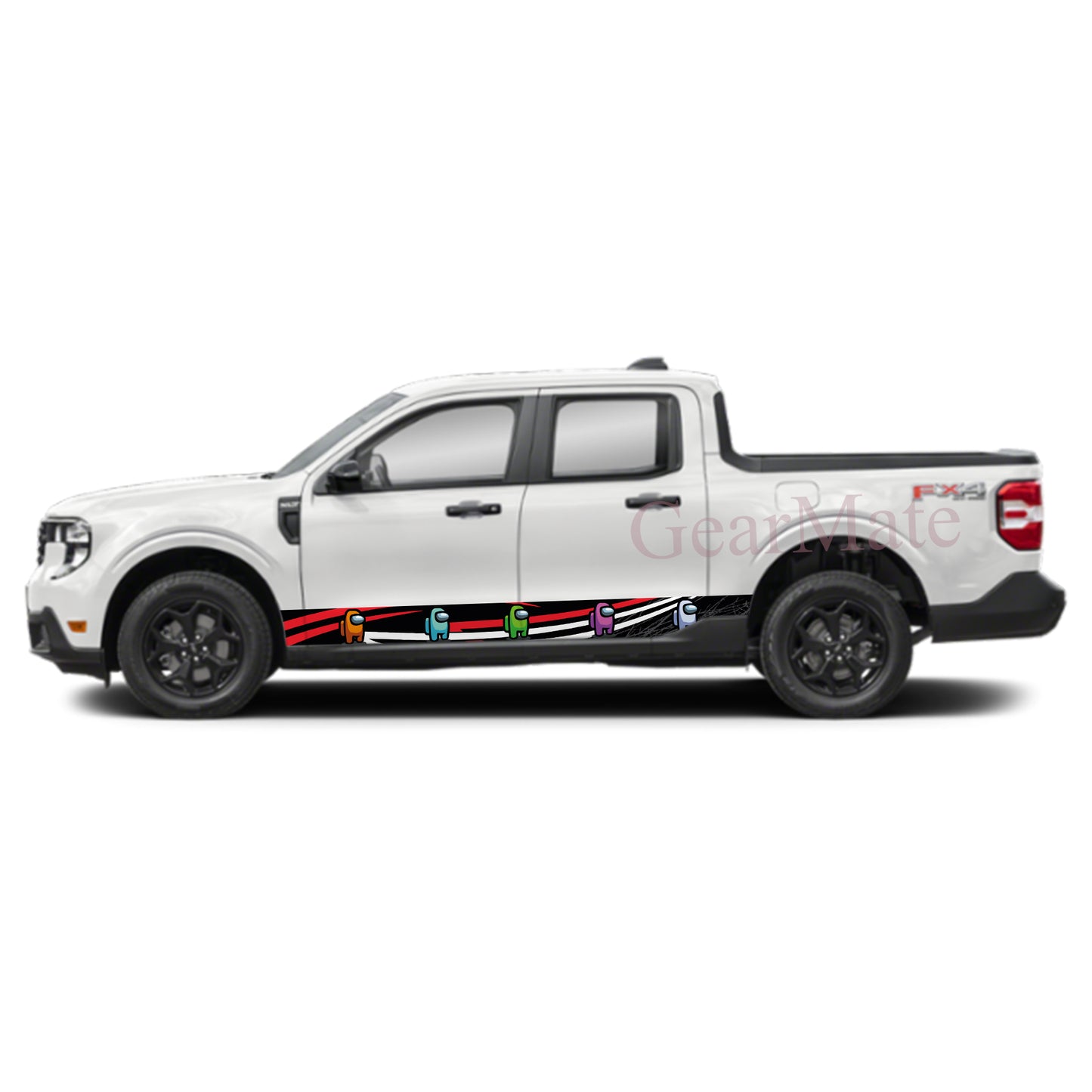 Victory Lap Among Us Rocker Panel Graphic Decal Kit (Left & Right Sides) - High Quality Vinyl for Trucks & SUVs