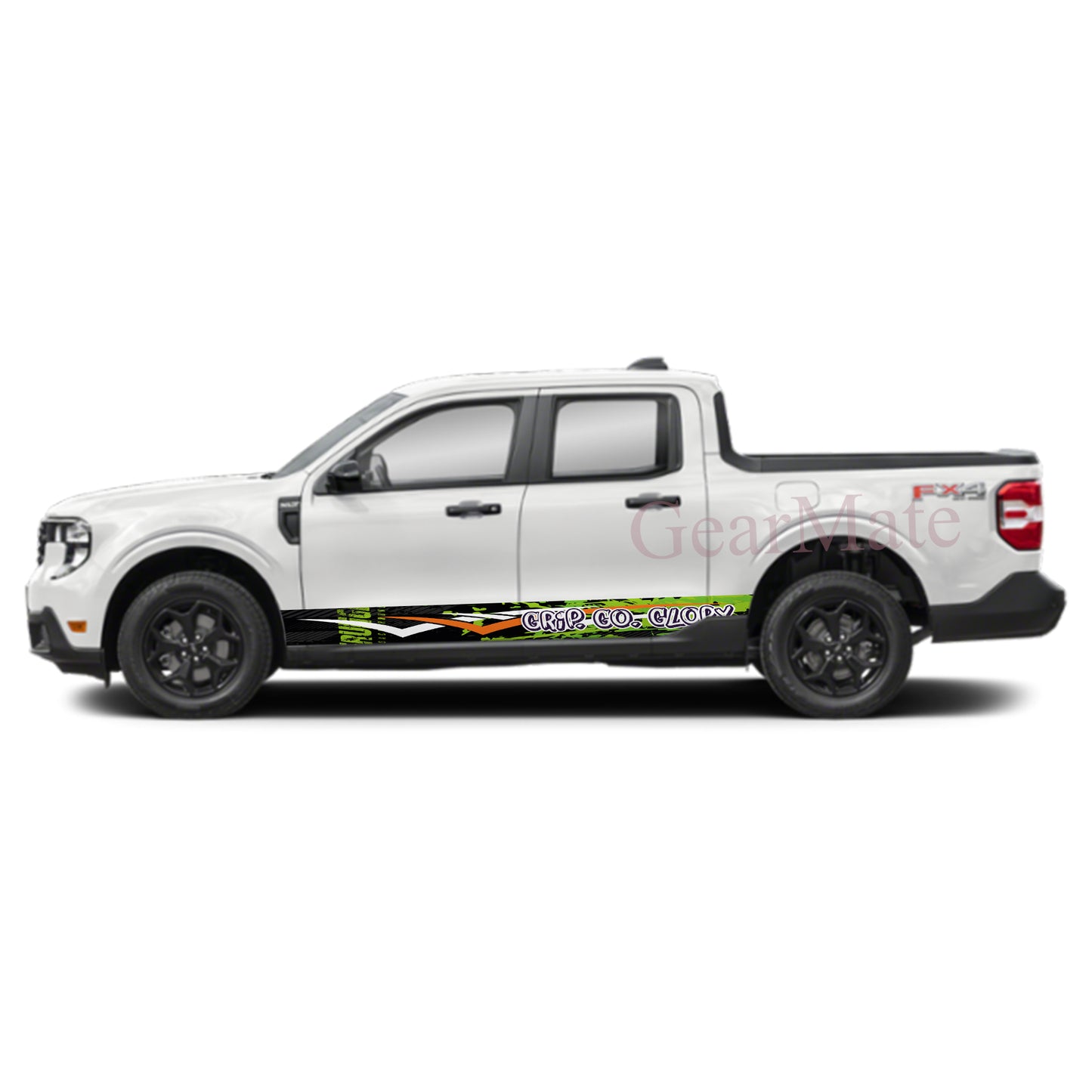 Grip Go Glory Rocker Panel Graphic Decal Kit (Left & Right Sides) - High Quality Vinyl for Trucks & SUVs