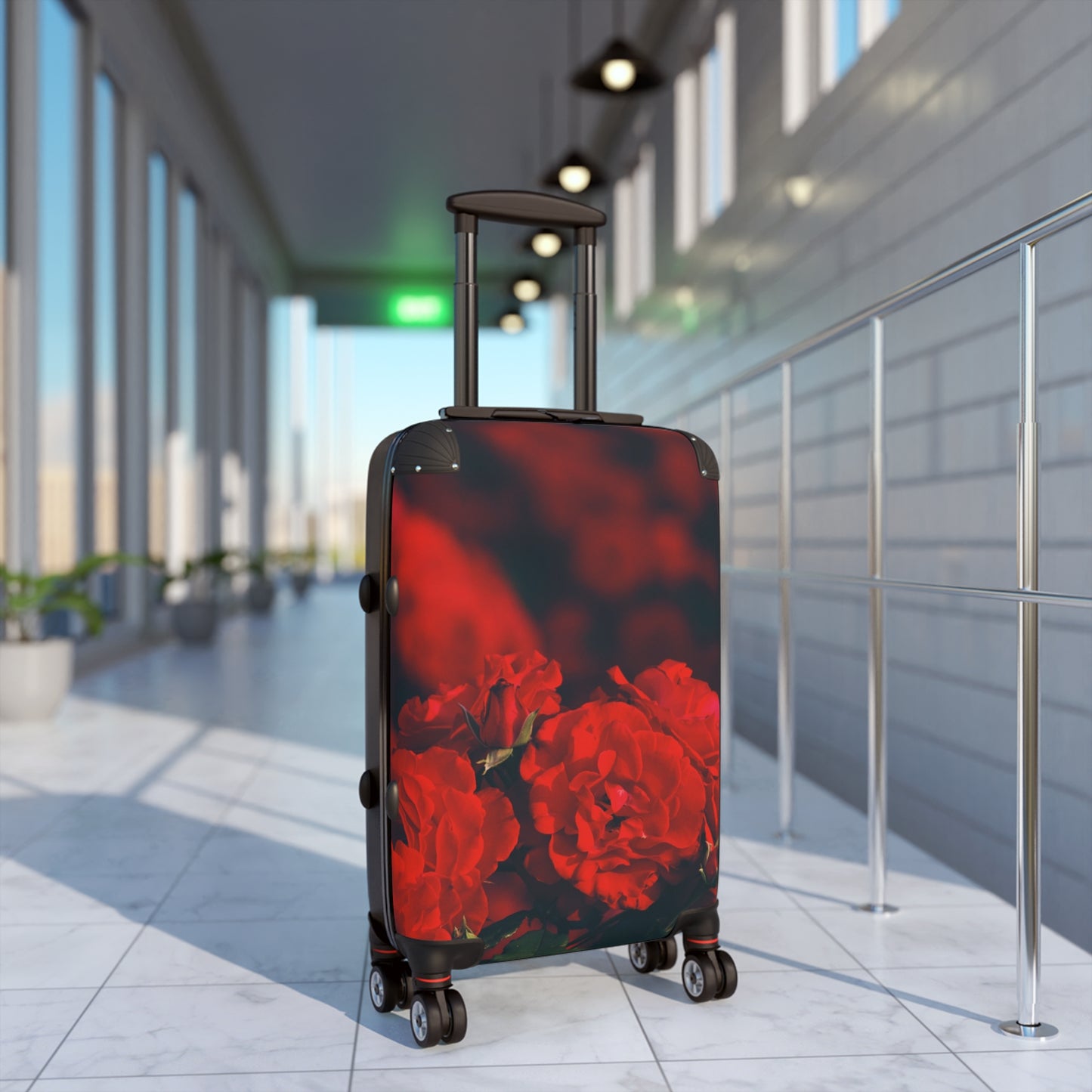 Nature Flowers Floral Blur Art Carry-On Suitcase - Stylish Luggage for Travelers