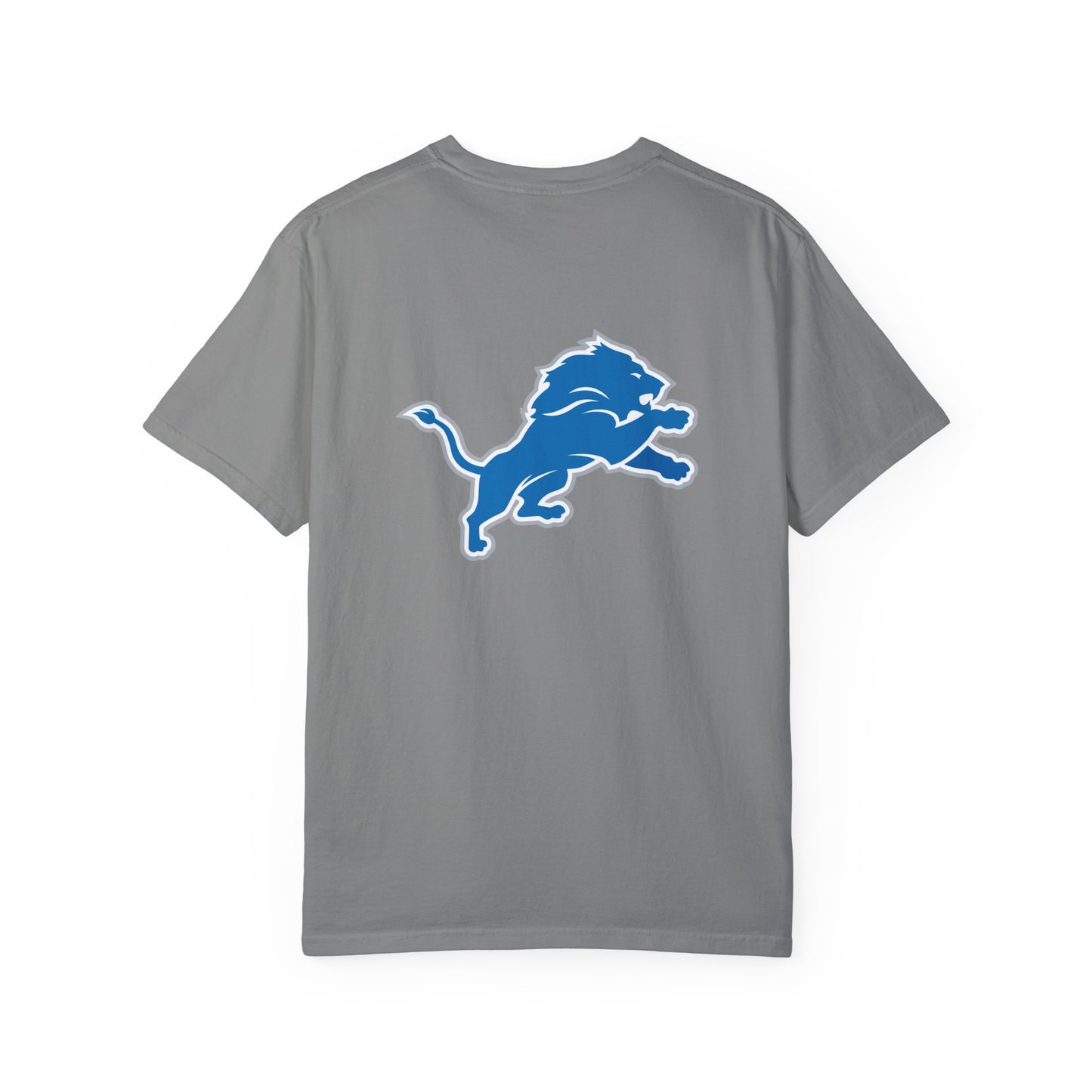 Detroit Lions Merchandise Garment-Dyed T-Shirt – Premium Cotton Tee for Customization