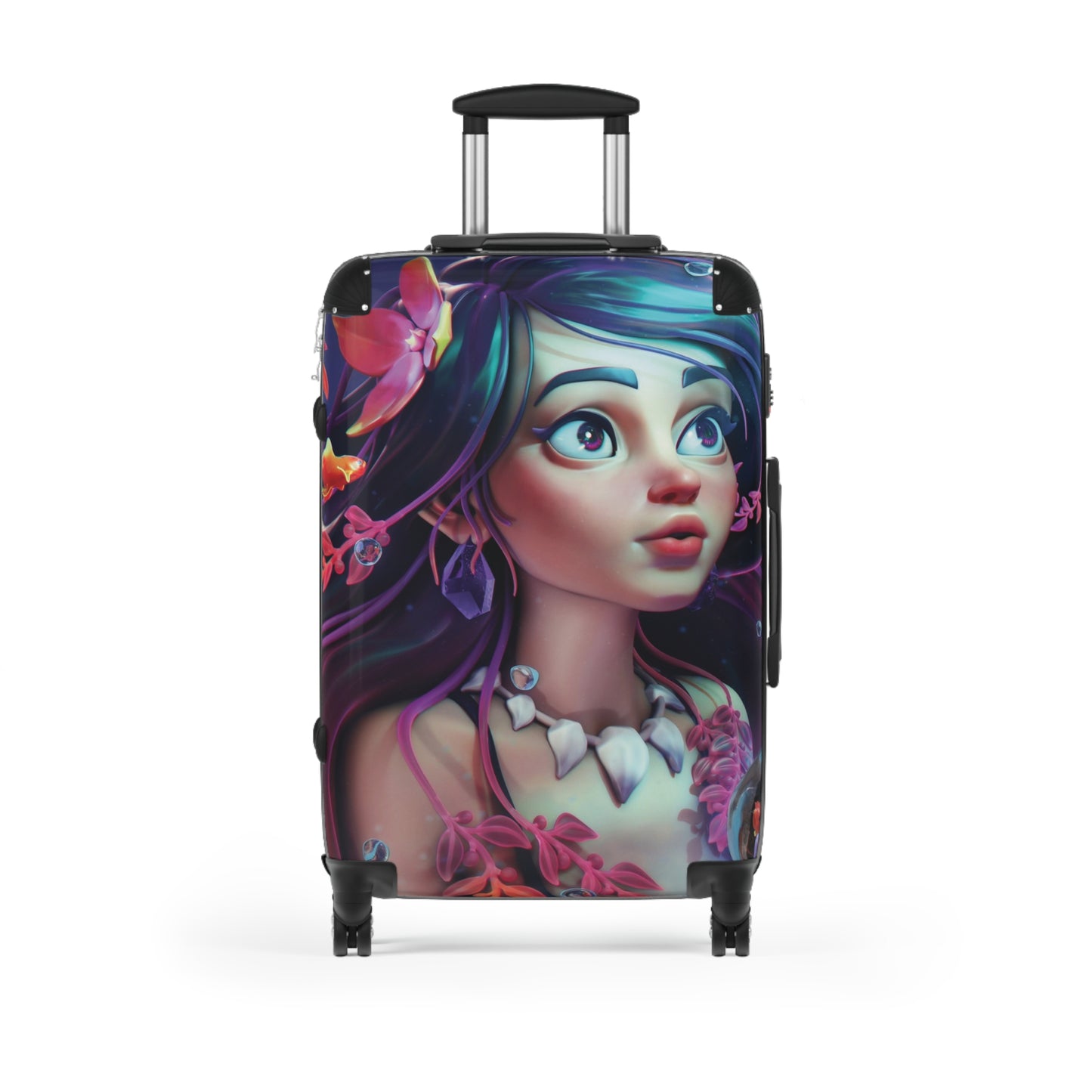 Art Mermaid Dream Carry-On Suitcase - Stylish Luggage for Travelers