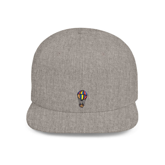 Icons Embroidered Air Balloon Flat Bill Snapback – Lightweight, Custom Fit, Premium Quality