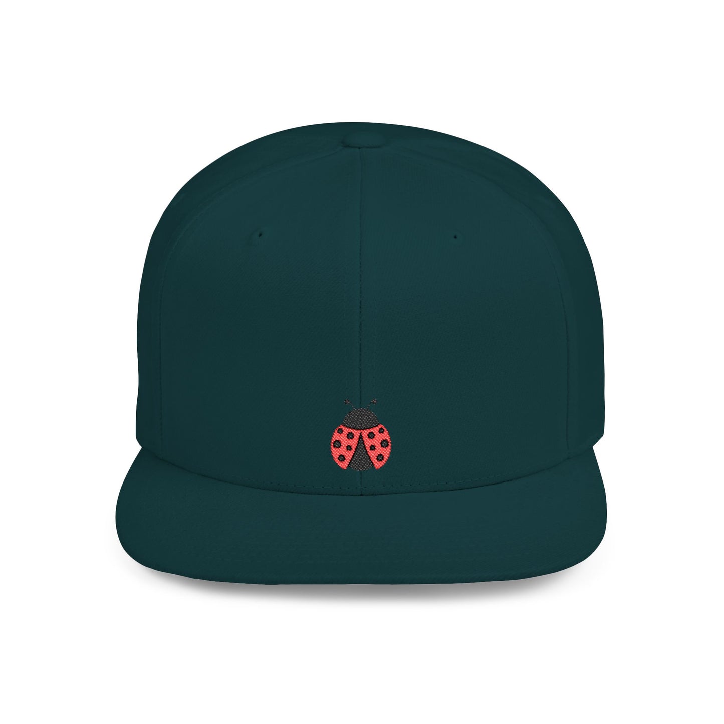 Icons Embroidered Lady Bird Flat Bill Snapback – Lightweight, Custom Fit, Premium Quality