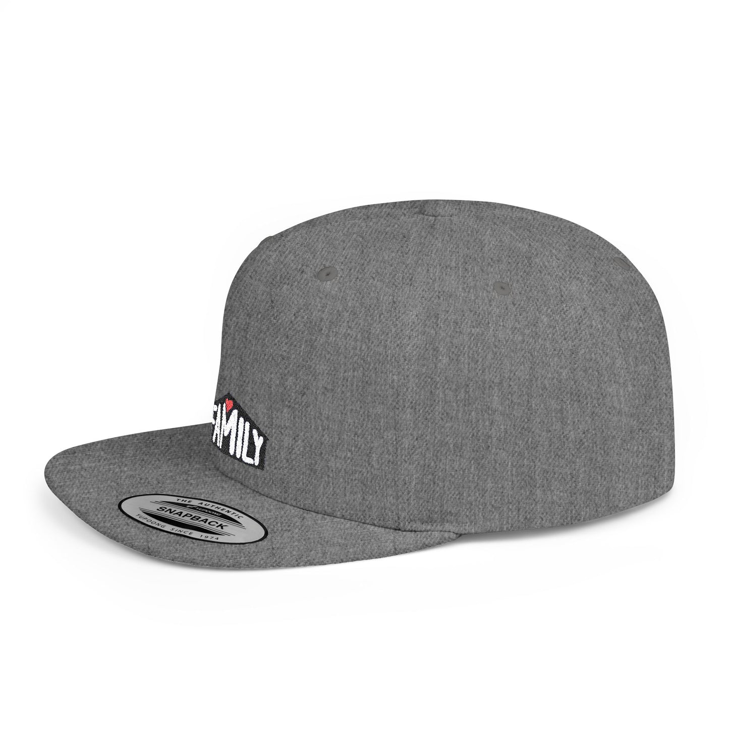 Copy of Copy of Icons Embroidered Foot Print Flat Bill Snapback – Lightweight, Custom Fit, Premium Quality