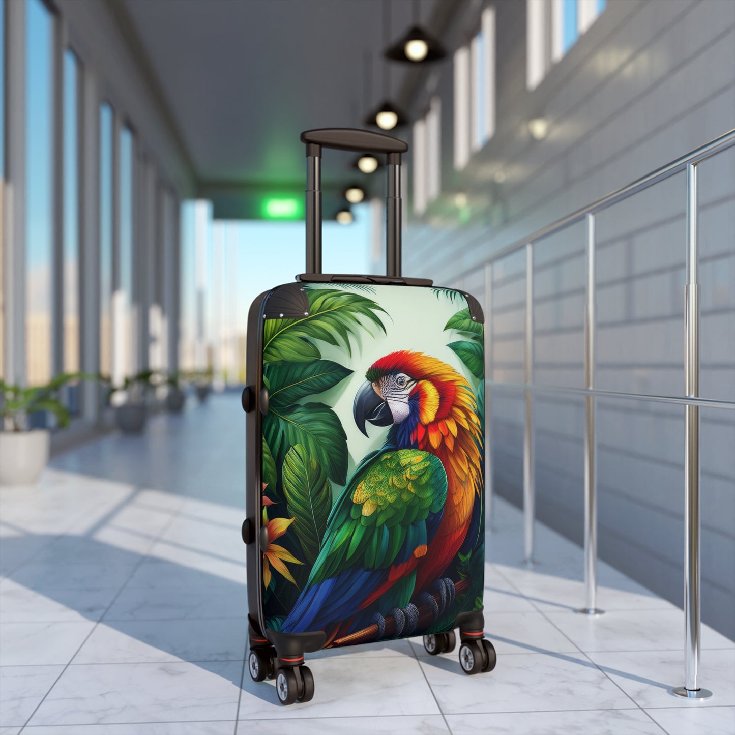 Animals Parrot Macaw Art Carry-On Suitcase - Stylish Luggage for Travelers