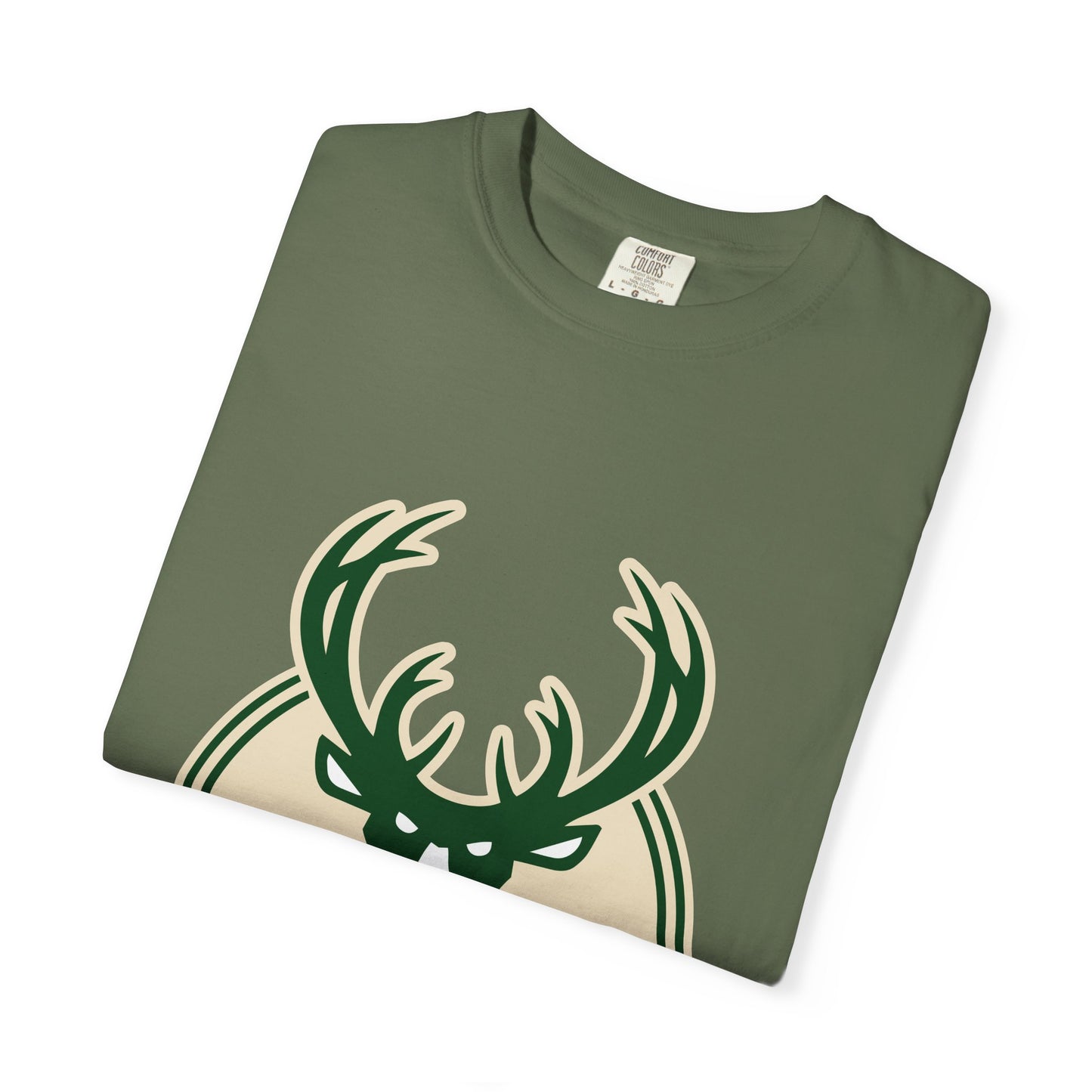 Milwaukee Bucks NBA Garment-Dyed T-Shirt – Premium Cotton Tee for Customization