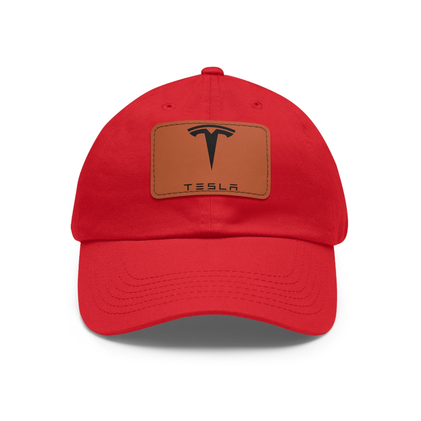 Dad Leather Patch Hat Tesla  – Timeless Style, Perfect Fit