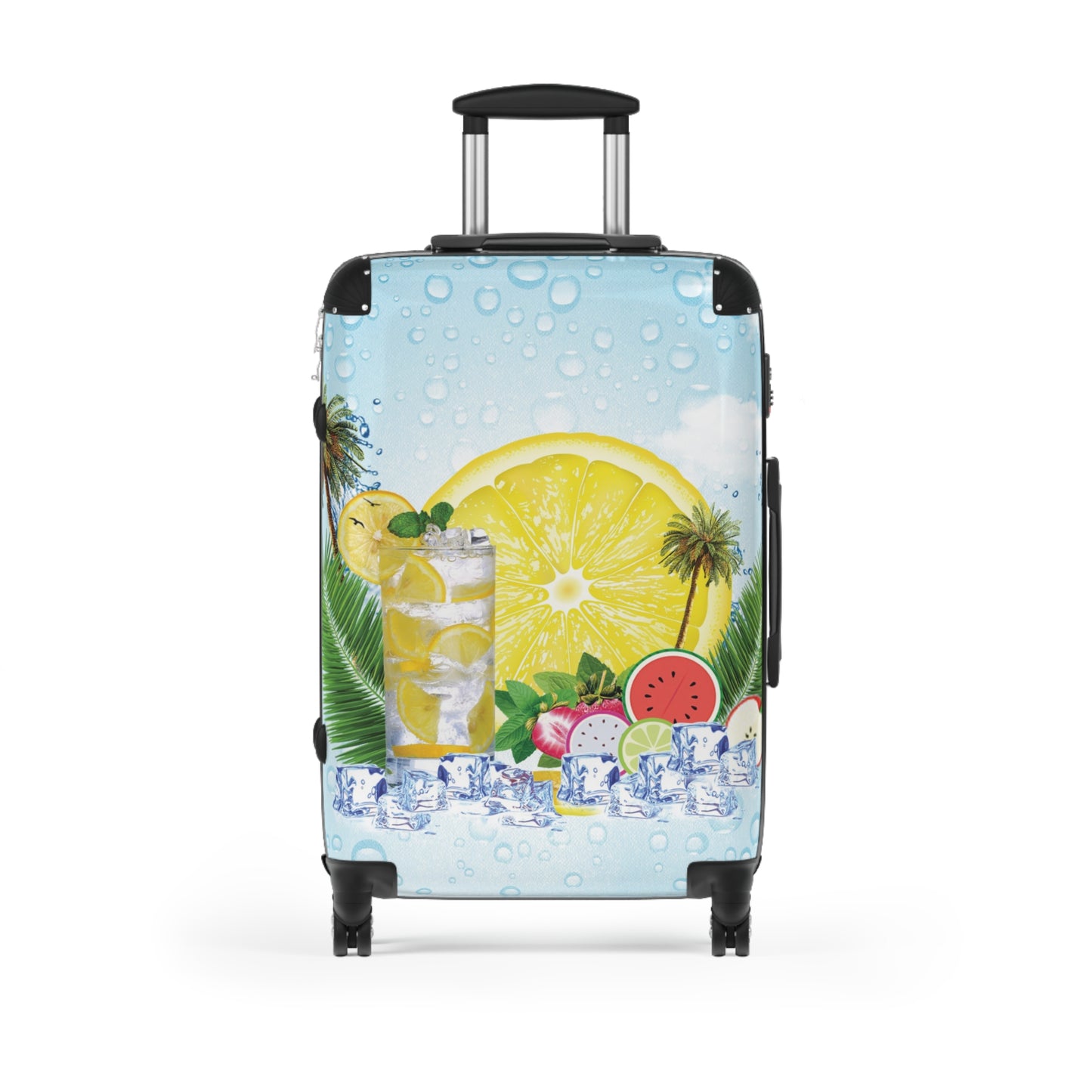 Nature Summer Ice Cube Art Carry-On Suitcase - Stylish Luggage for Travelers