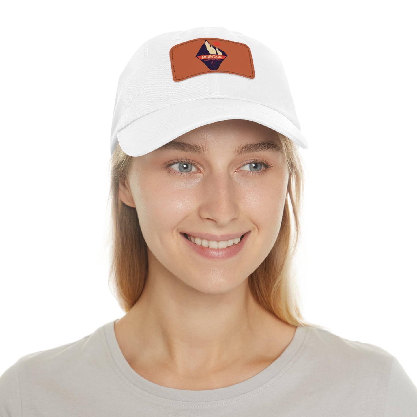 Dad Leather Patch Hat Adventure Club Nature Inspired – Timeless Style, Perfect Fit