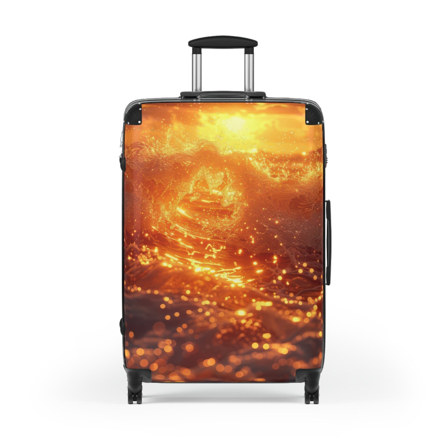 Nature Sunset Vibrant Art Carry-On Suitcase - Stylish Luggage for Travelers