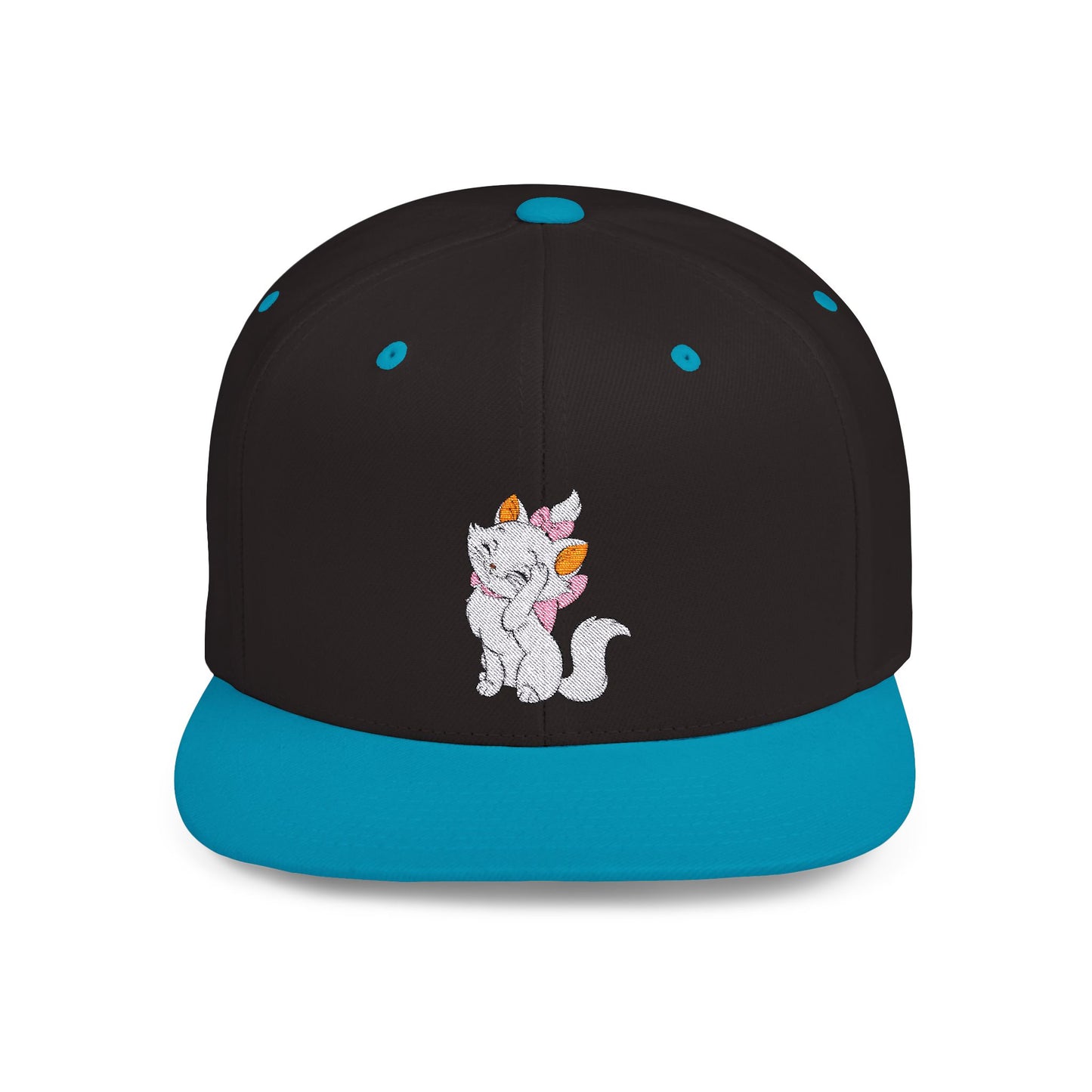 Marie The Cat Flat Bill Snapback – Lightweight, Custom Fit, Premium Quality