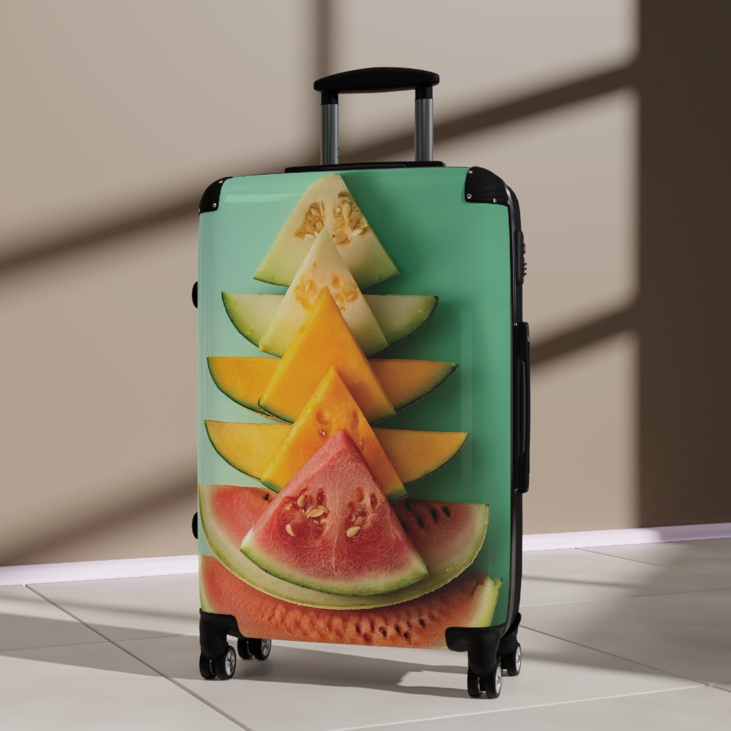 Nature Summer Stack Of Summer Carry-On Suitcase - Stylish Luggage for Travelers