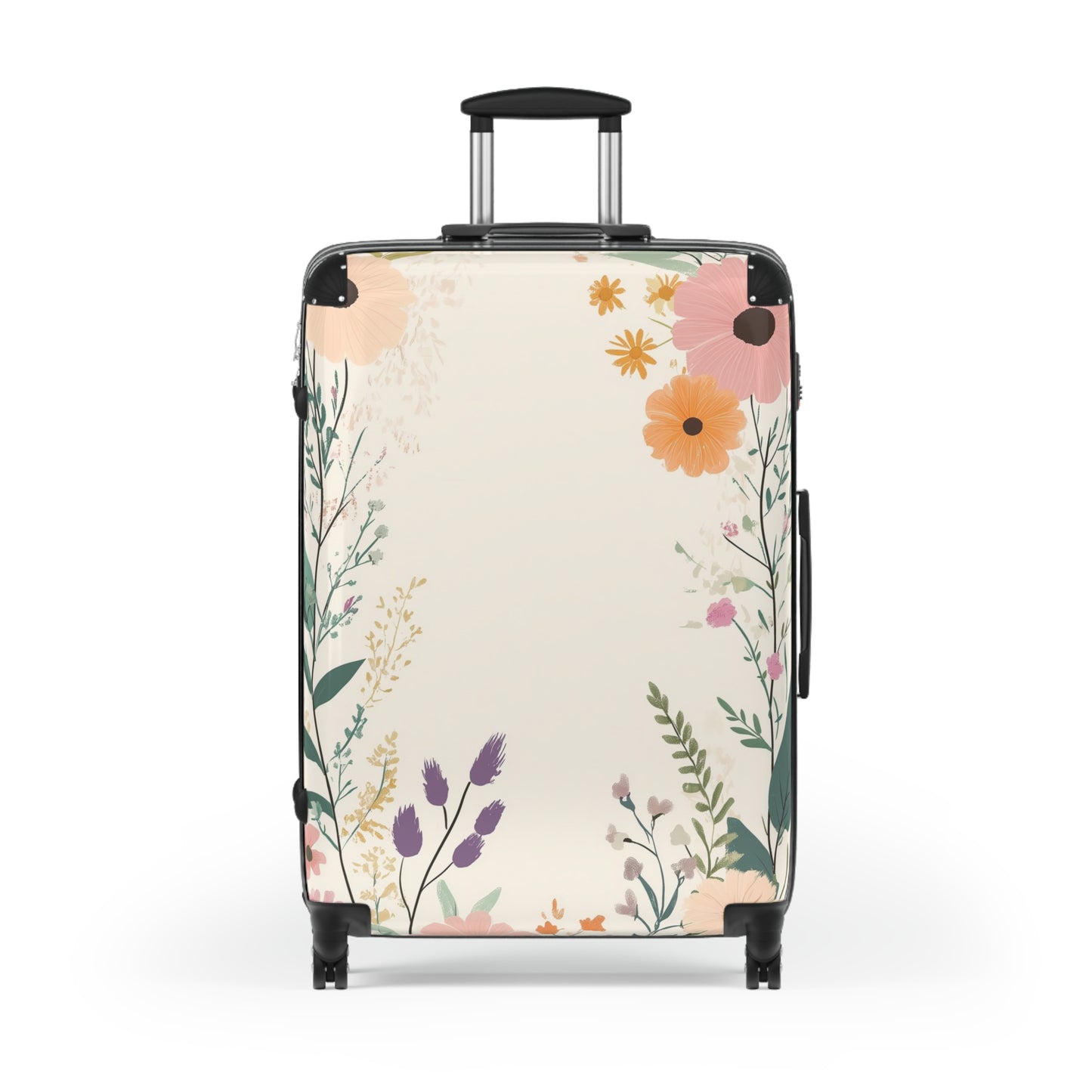 Nature Flowers Floral Leaves Art Carry-On Suitcase - Stylish Luggage for Travelers