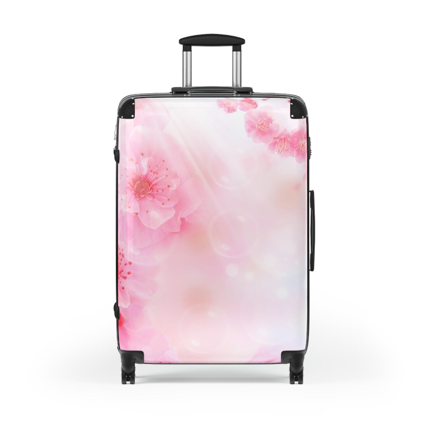 Nature Flowers Floral Peach Beautiful Art Carry-On Suitcase - Stylish Luggage for Travelers