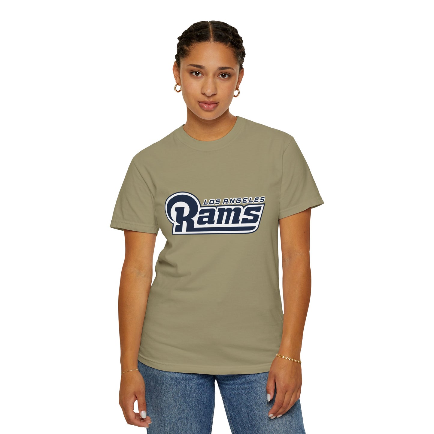Los Angeles Rams Gear Garment-Dyed T-Shirt – Premium Cotton Tee for Customization