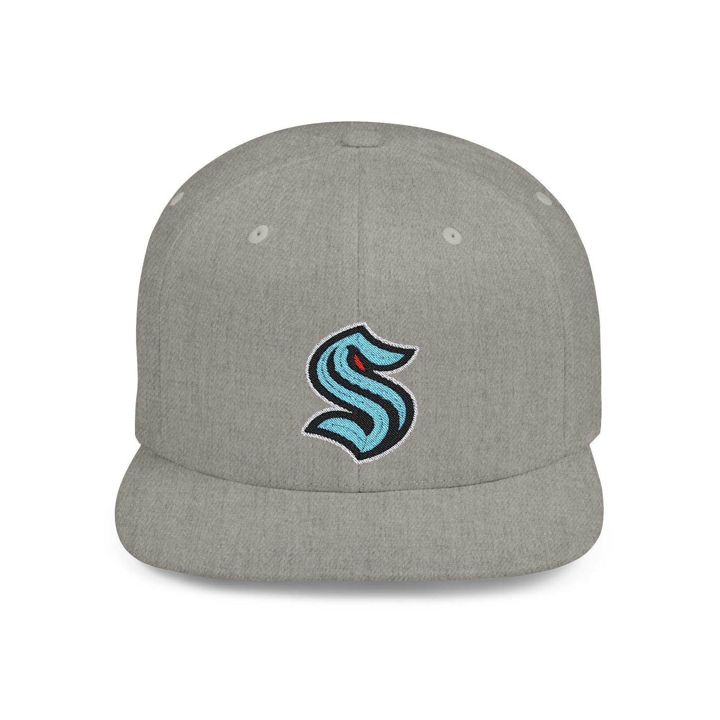 Seattle Kraken Flat Bill Snapback – Lightweight, Custom Fit, Premium Quality