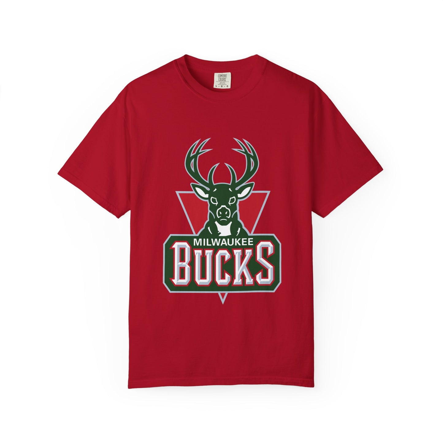 Milwaukee Bucks Strong Garment-Dyed T-Shirt – Premium Cotton Tee for Customization