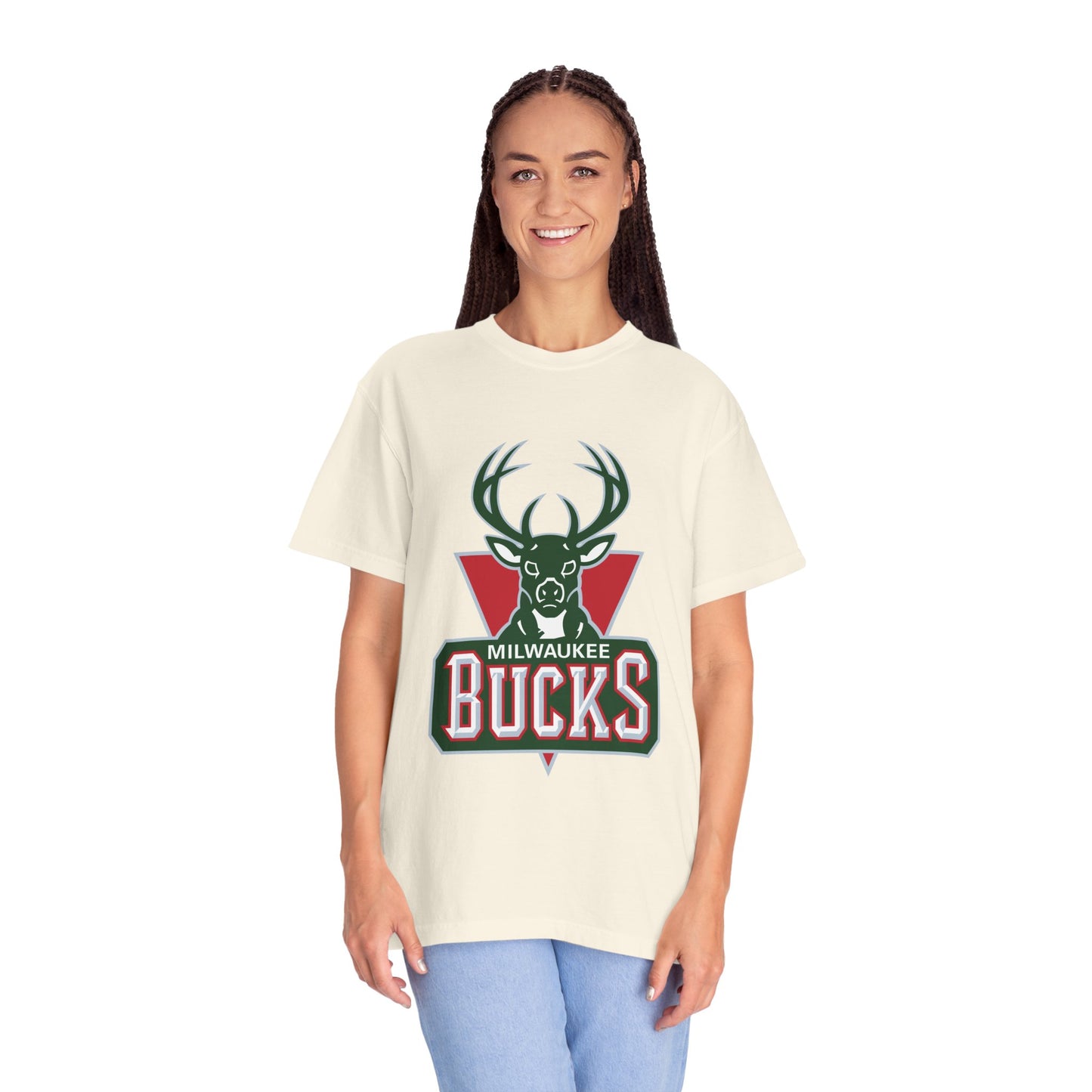 Milwaukee Bucks Strong Garment-Dyed T-Shirt – Premium Cotton Tee for Customization