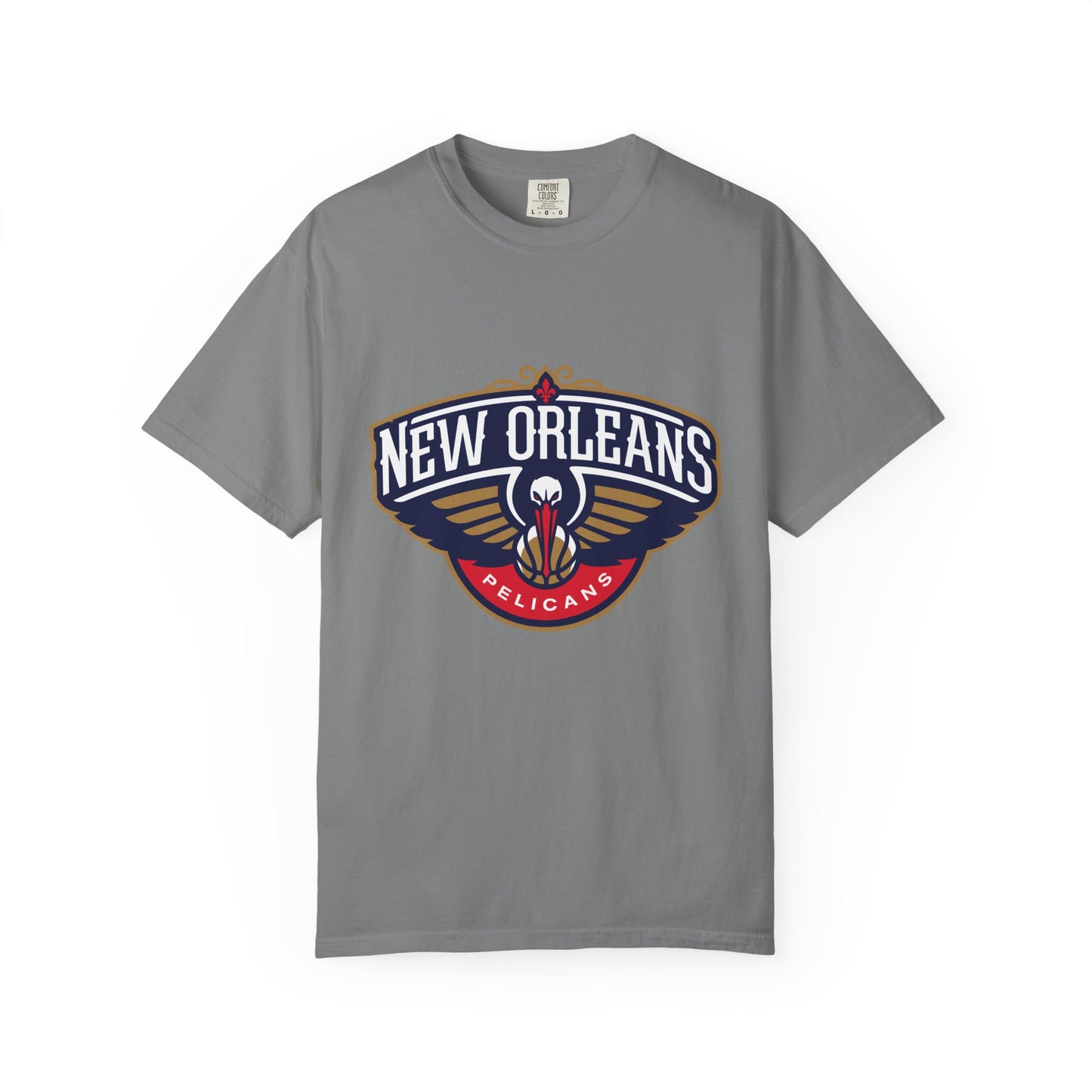 New Orleans Pelicans Garment-Dyed T-Shirt – Premium Cotton Tee for Customization