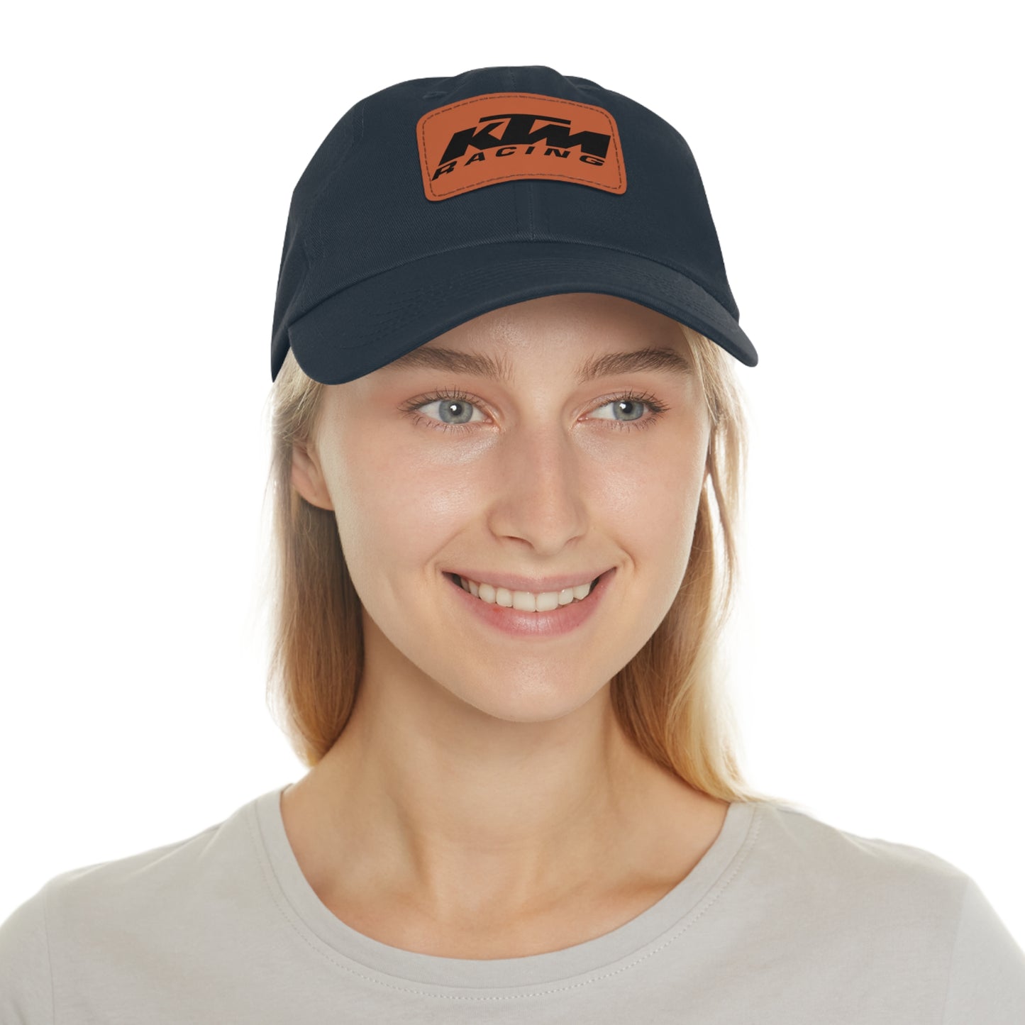 Dad Leather Patch Hat KTM Racing – Timeless Style, Perfect Fit