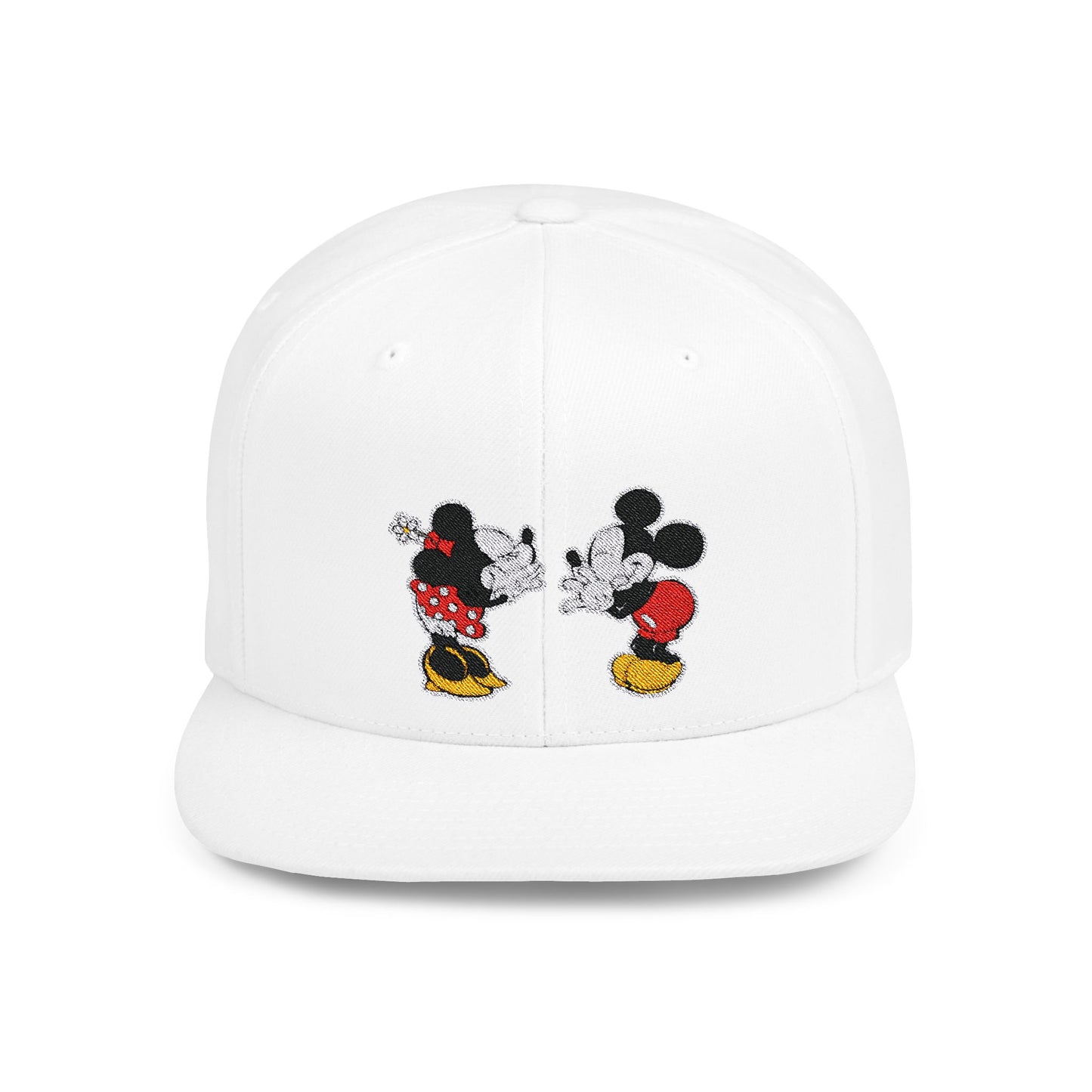 Classic Minnie Mouse Mickey Mouse Flat Bill Snapback – Lightweight, Custom Fit, Premium Quality
