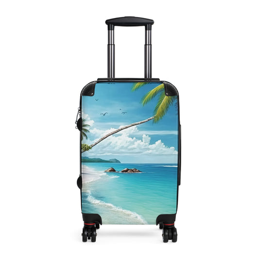Nature Summer Beach Ocean Coconut Art Carry-On Suitcase - Stylish Luggage for Travelers