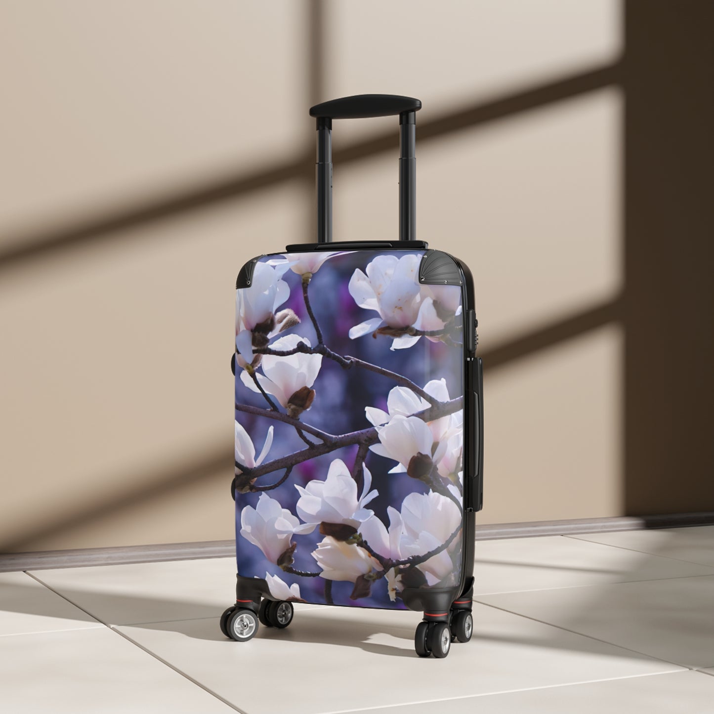 Nature Flowers Floral Sakura Aesthetic Art Carry-On Suitcase - Stylish Luggage for Travelers