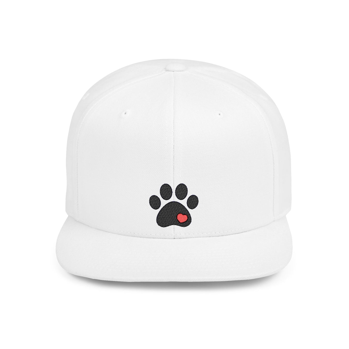 Icons Embroidered Foot Print Flat Bill Snapback – Lightweight, Custom Fit, Premium Quality