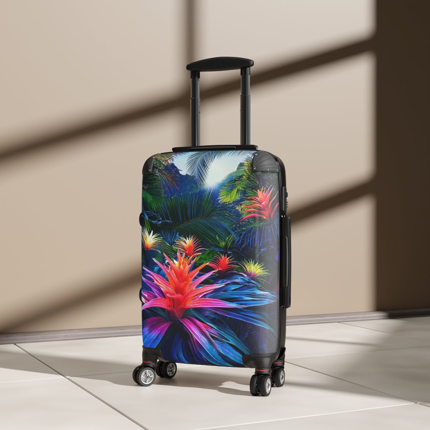 Nature Flowers Floral Tropical Art Carry-On Suitcase - Stylish Luggage for Travelers