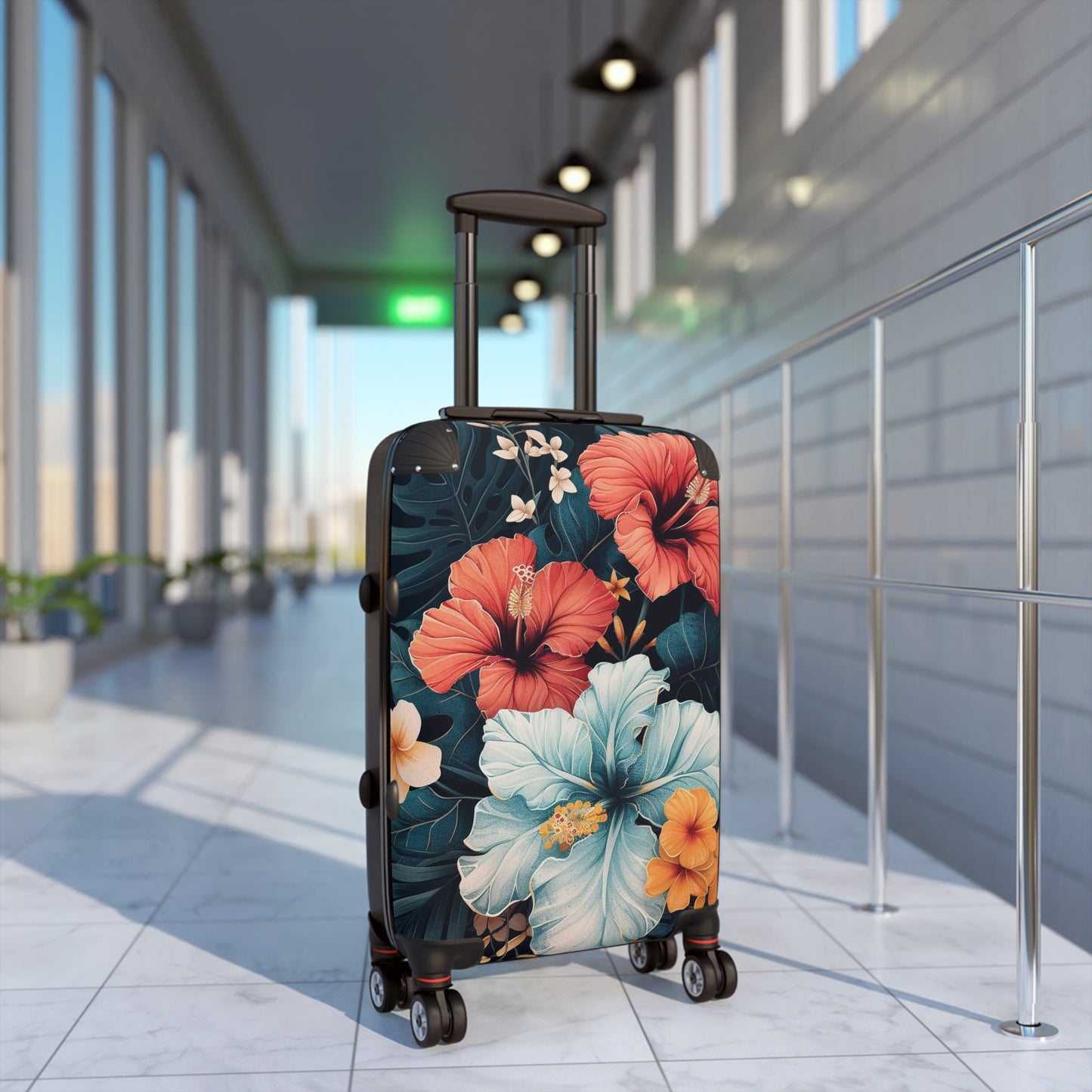 Nature Flowers Floral Animated Flower Art Carry-On Suitcase - Stylish Luggage for Travelers