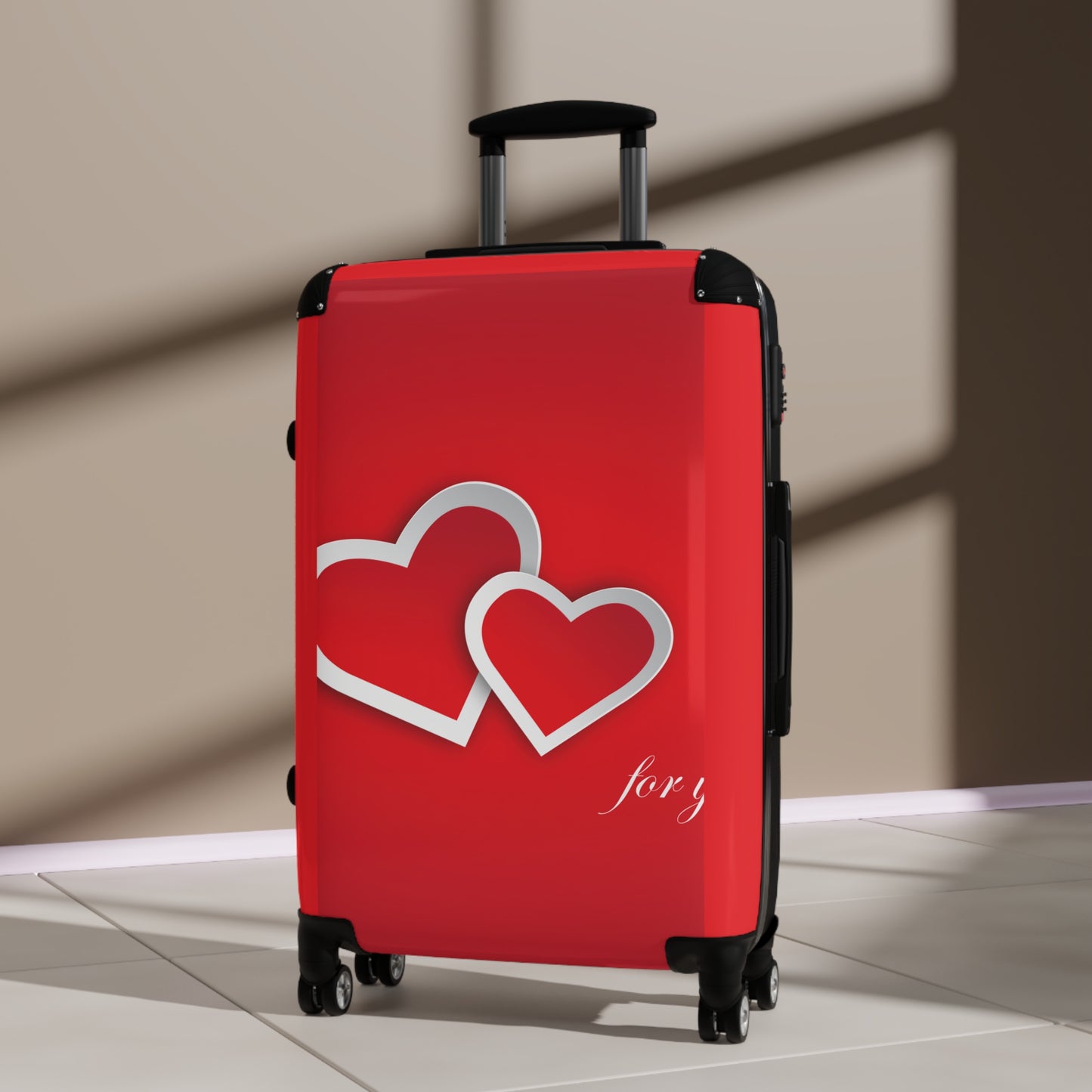 Love Heart For You Art Carry-On Suitcase - Stylish Luggage for Travelers