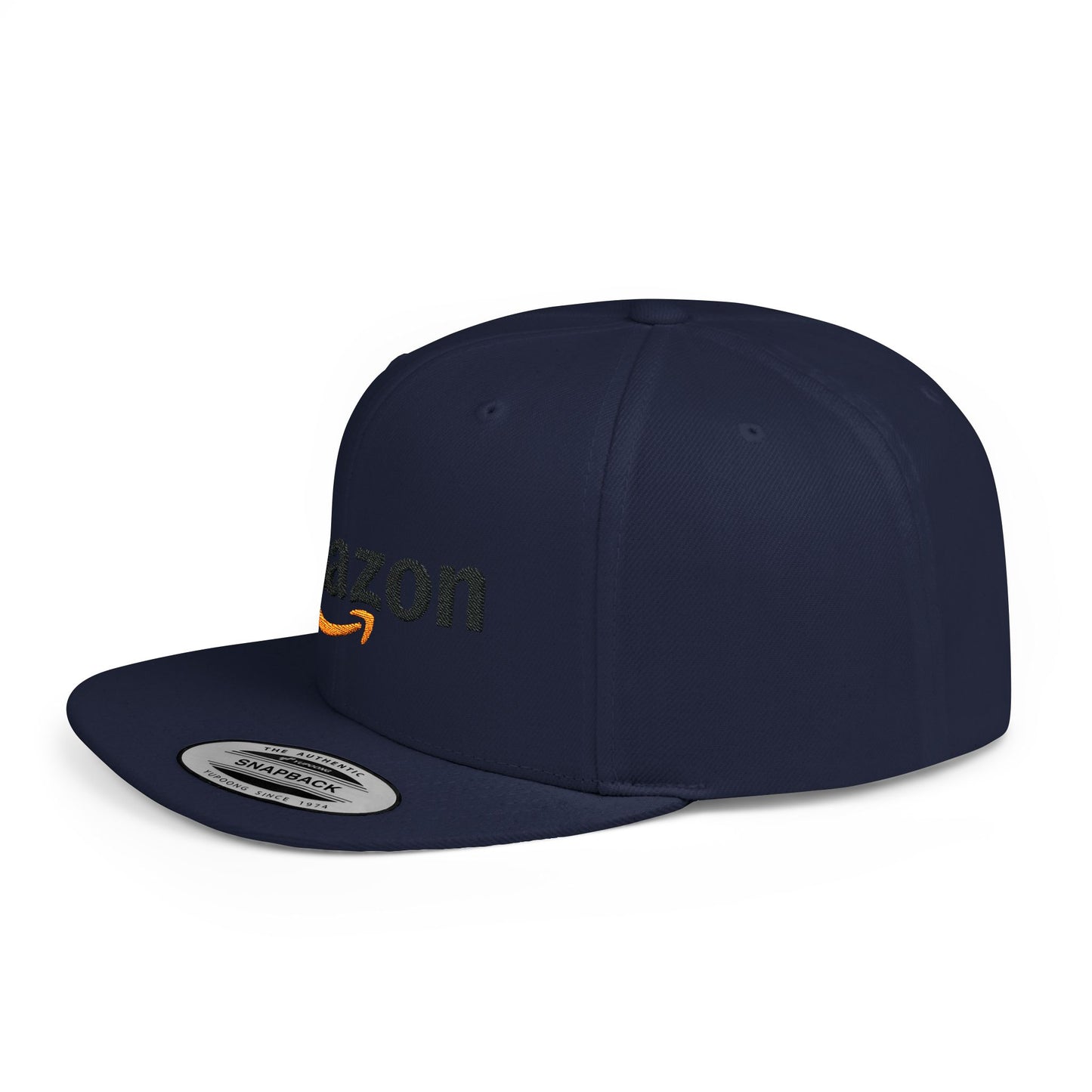 Amazon Flat Bill Snapback – Lightweight, Custom Fit, Premium Quality