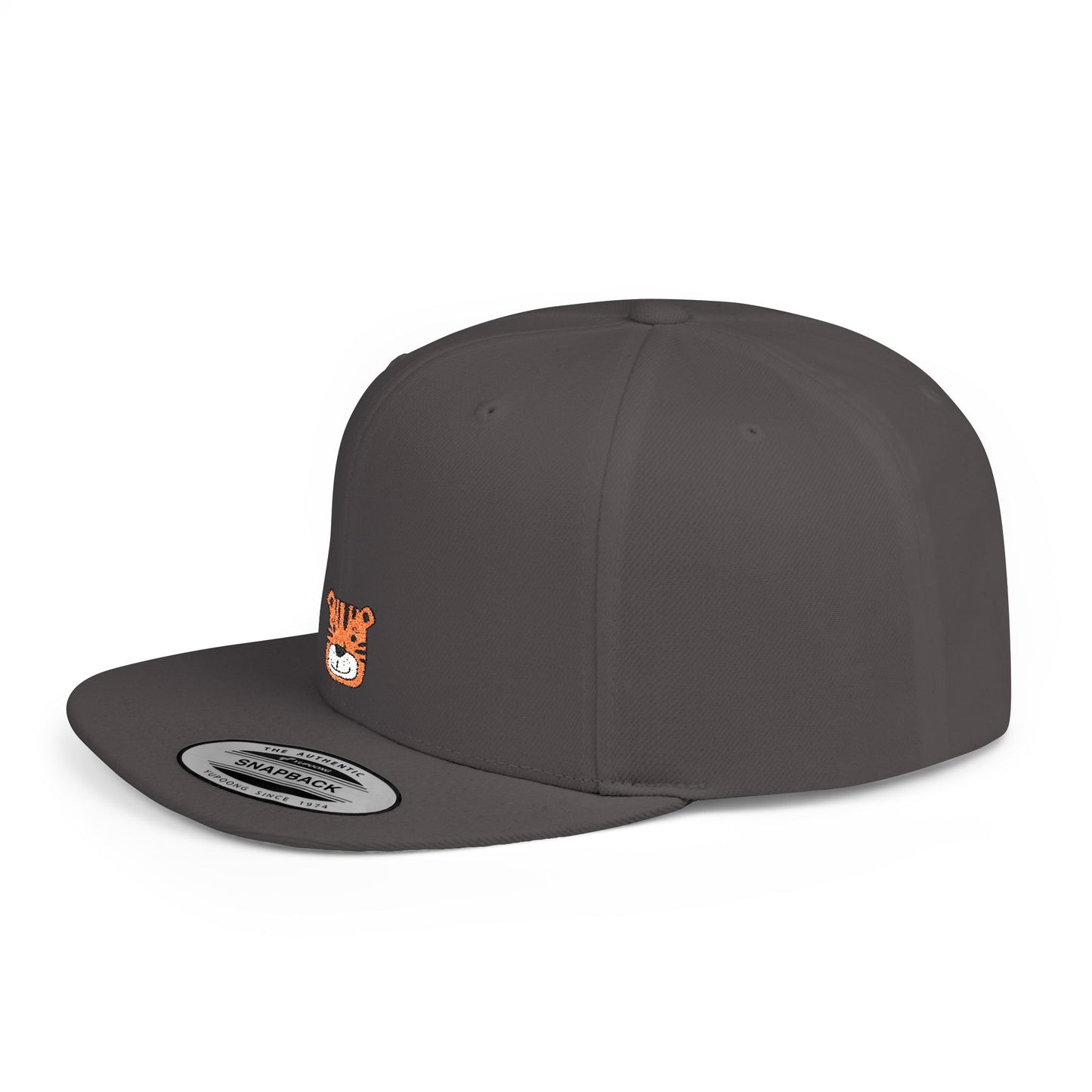 Icons Embroidered Tiger 3 Flat Bill Snapback – Lightweight, Custom Fit, Premium Quality