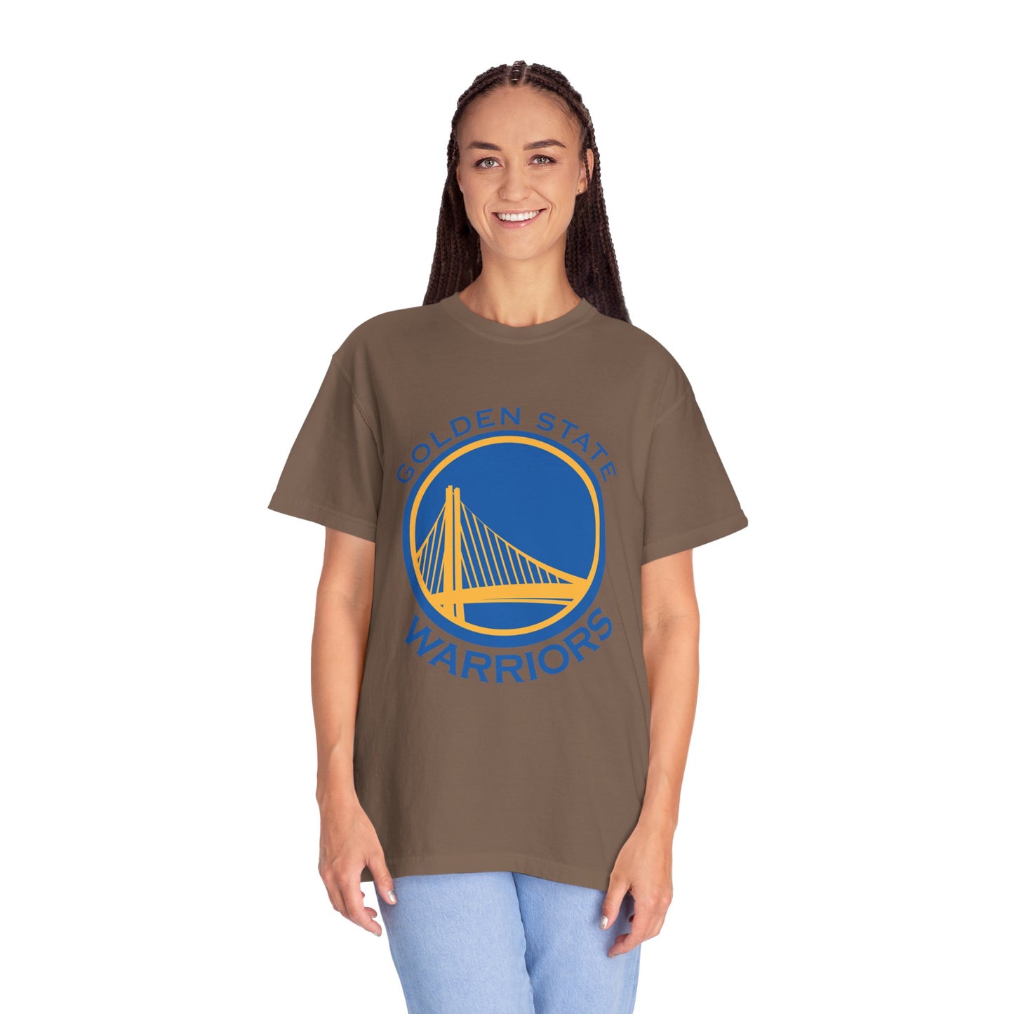 Golden State Warriors Garment-Dyed T-Shirt – Premium Cotton Tee for Customization