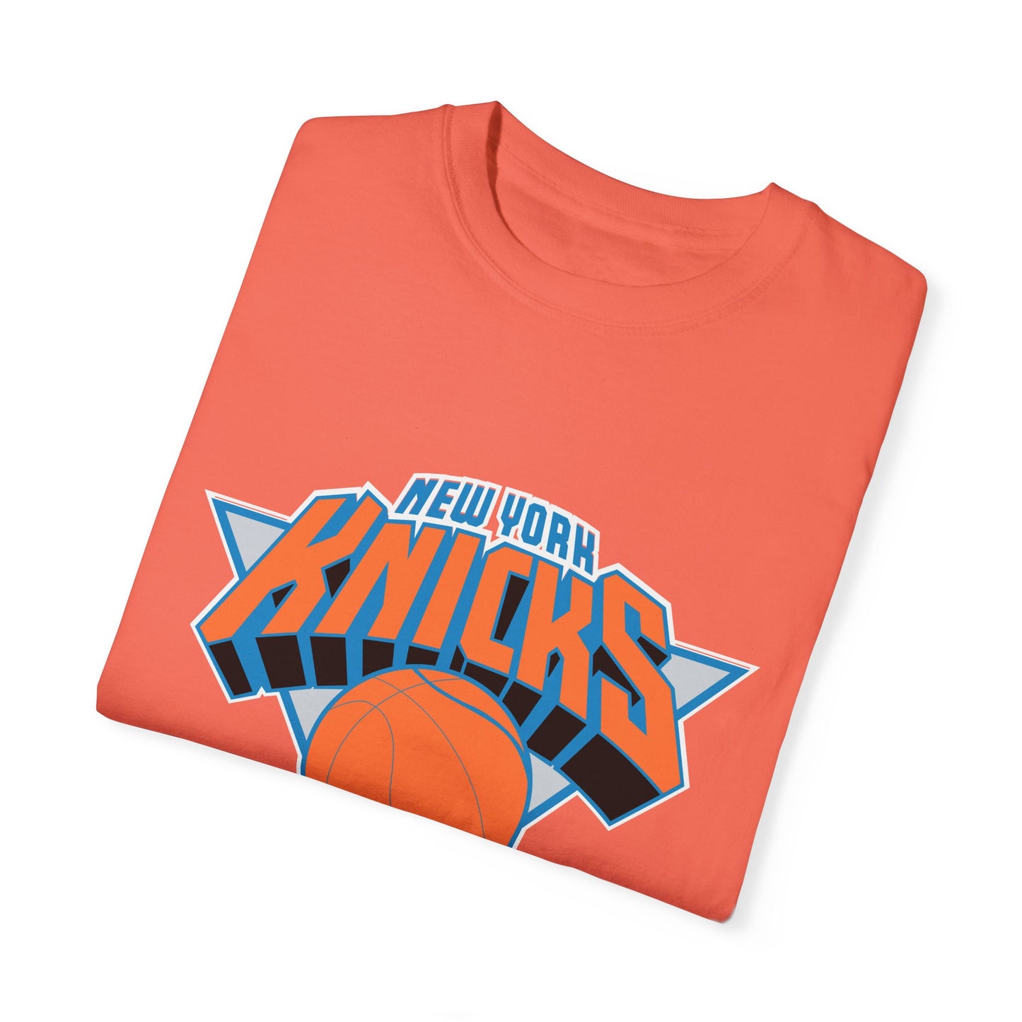 New York Knicks Hoop Lifestyle Garment-Dyed T-Shirt – Premium Cotton Tee for Customization