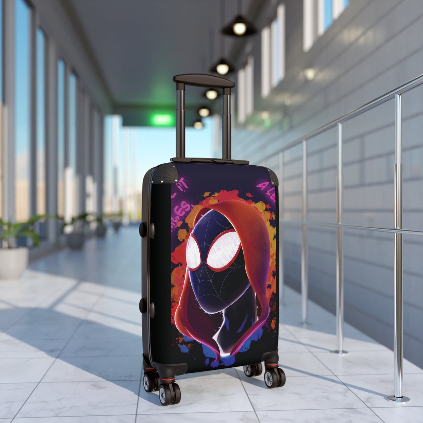Marvel Miles Morales Carry-On Suitcase - Stylish Luggage for Travelers