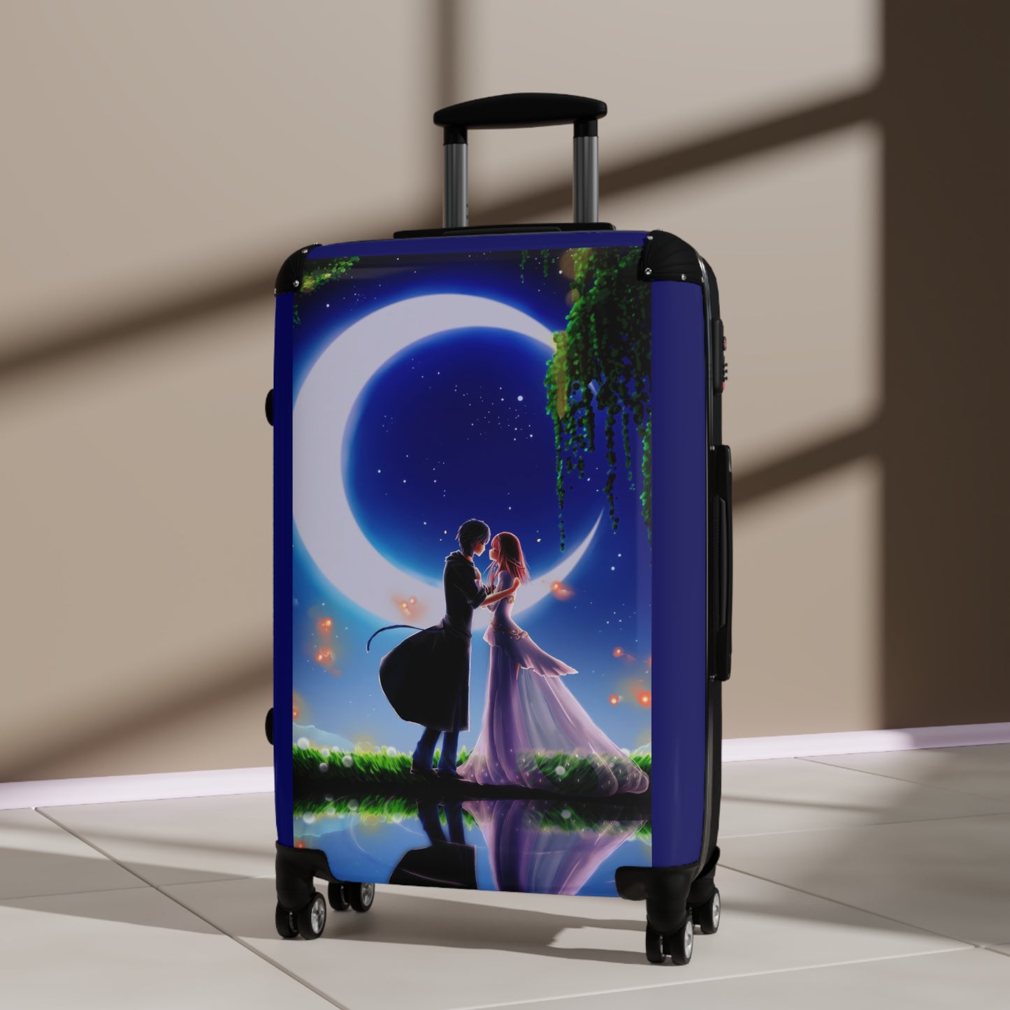 Love Couple Kiss Art Carry-On Suitcase - Stylish Luggage for Travelers