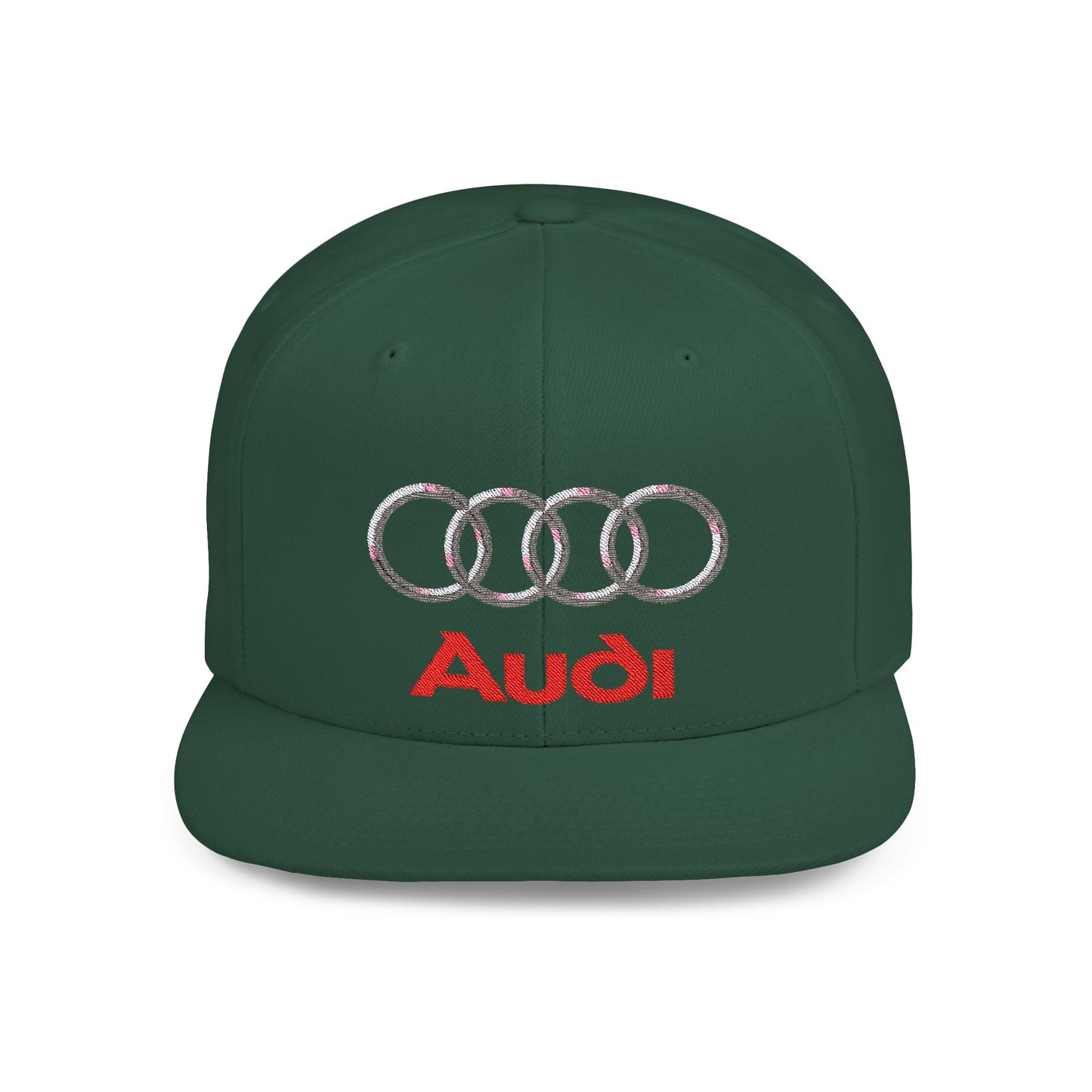 Audi Auto Flat Bill Snapback – Lightweight, Custom Fit, Premium Quality