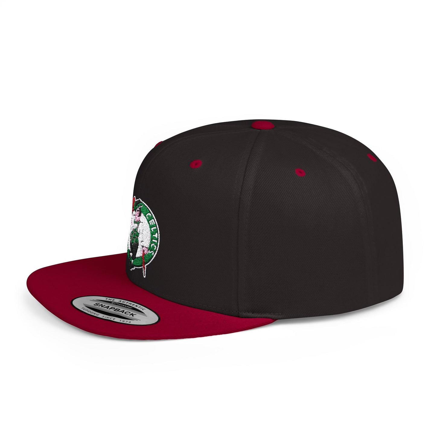 Boston Celtics Flat Bill Snapback – Lightweight, Custom Fit, Premium Quality
