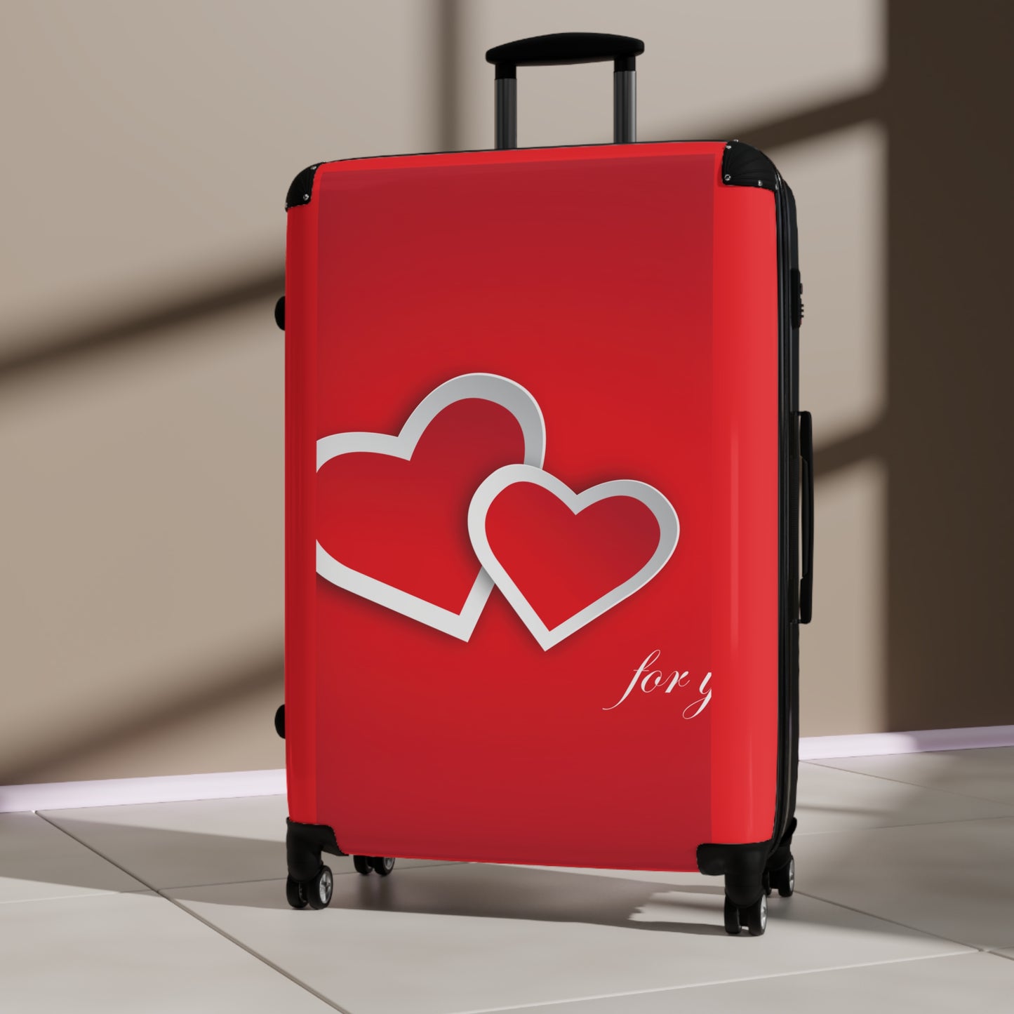 Love Heart For You Art Carry-On Suitcase - Stylish Luggage for Travelers